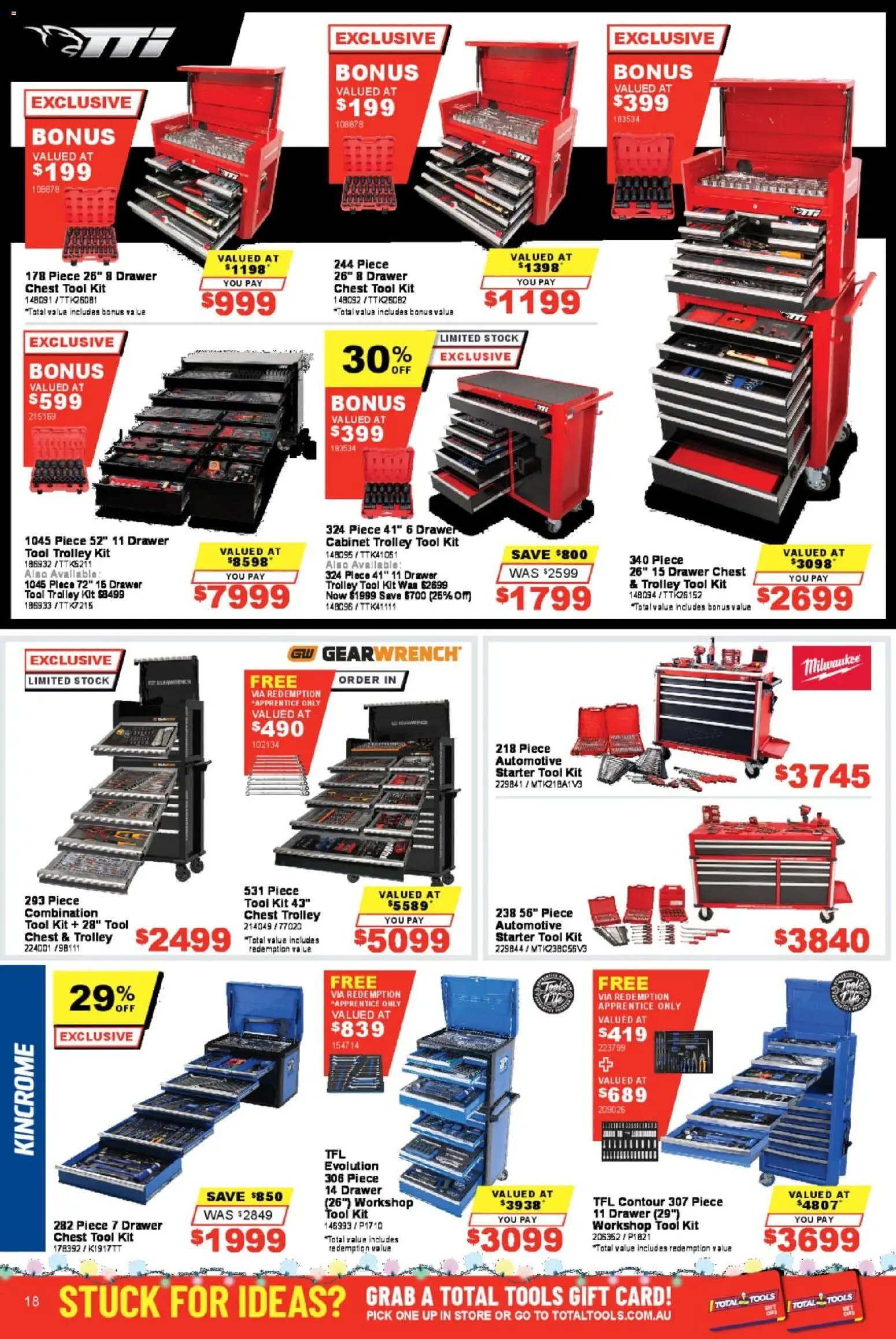 Total Tools Catalogue (2025-12-02 - 2025-12-24) | 16