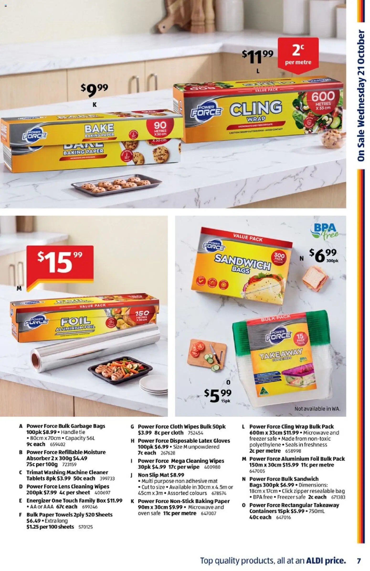 Aldi catalogue