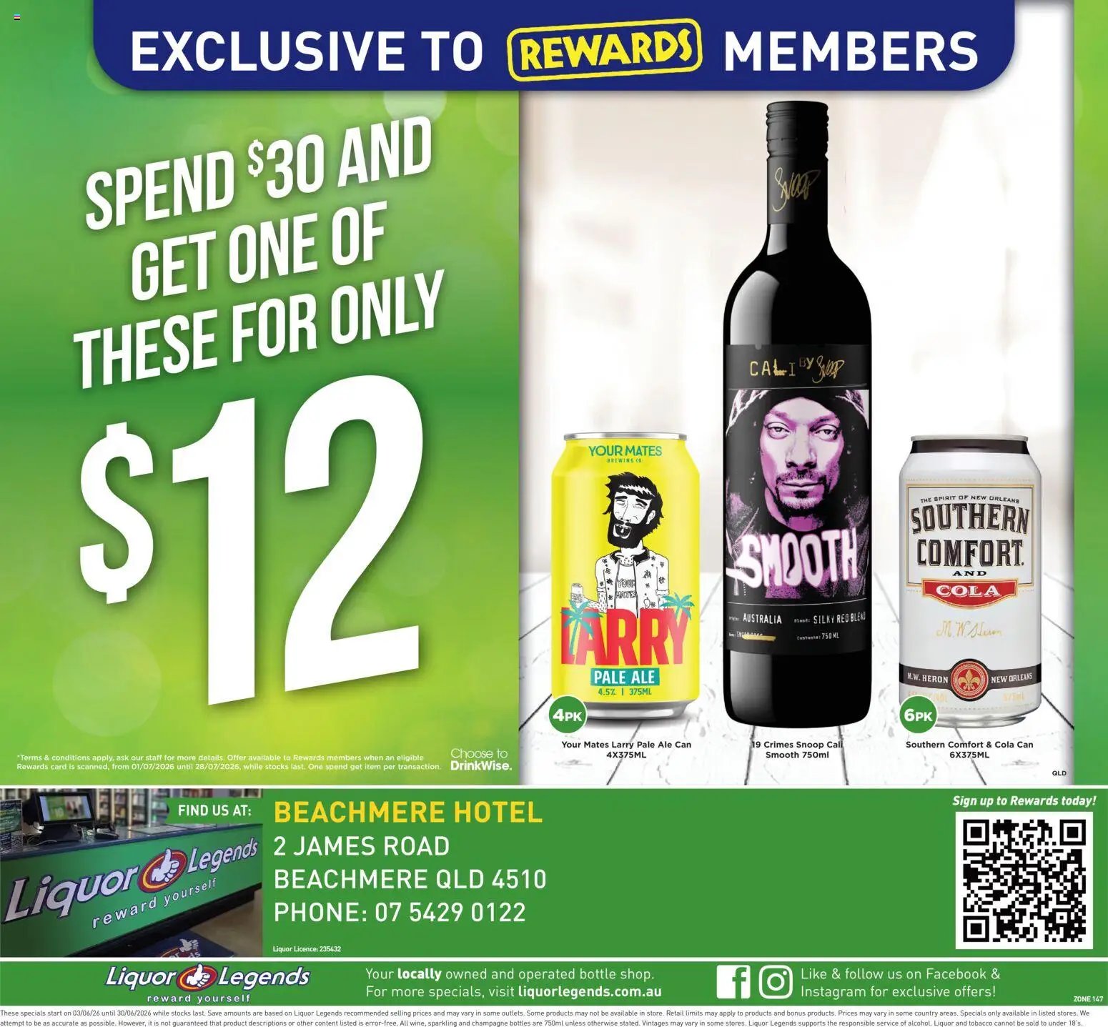 Liquor Legends catalogue Beachmere