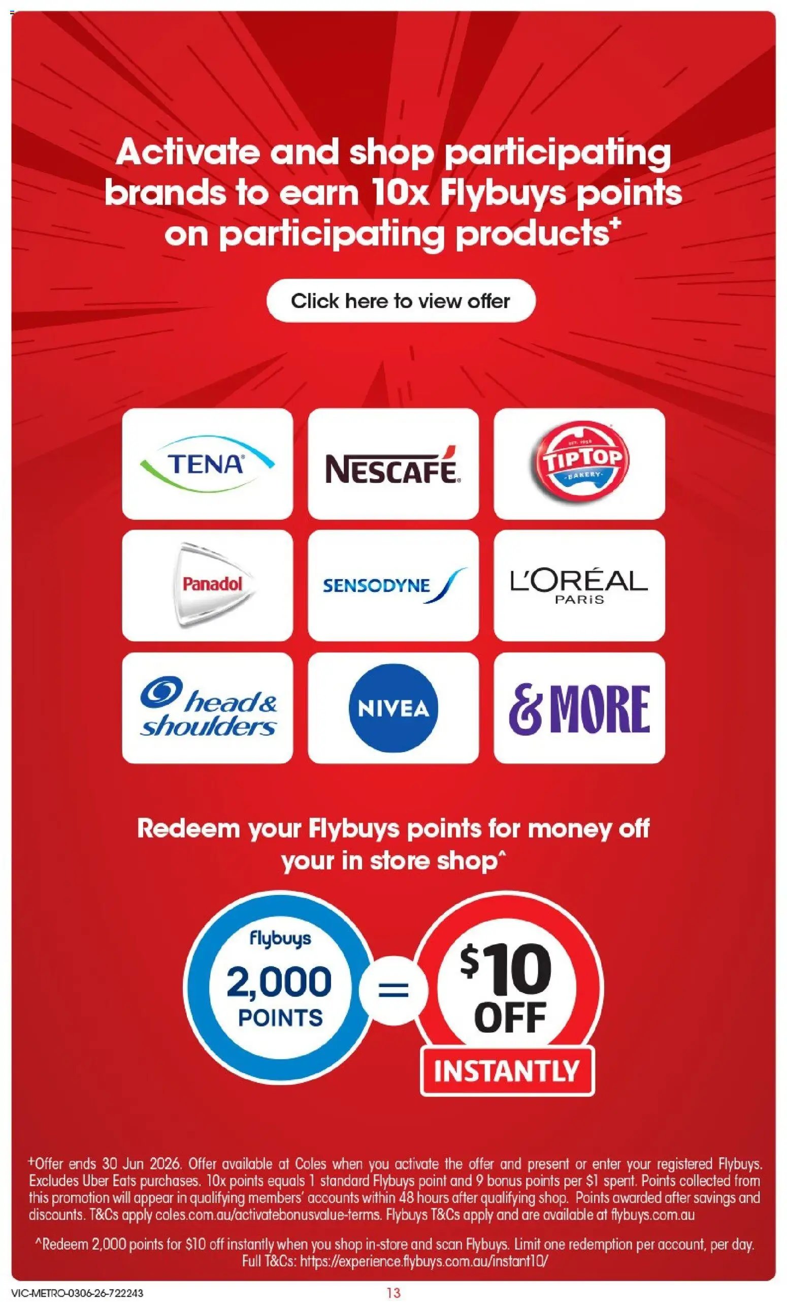 Coles catalogue VIC