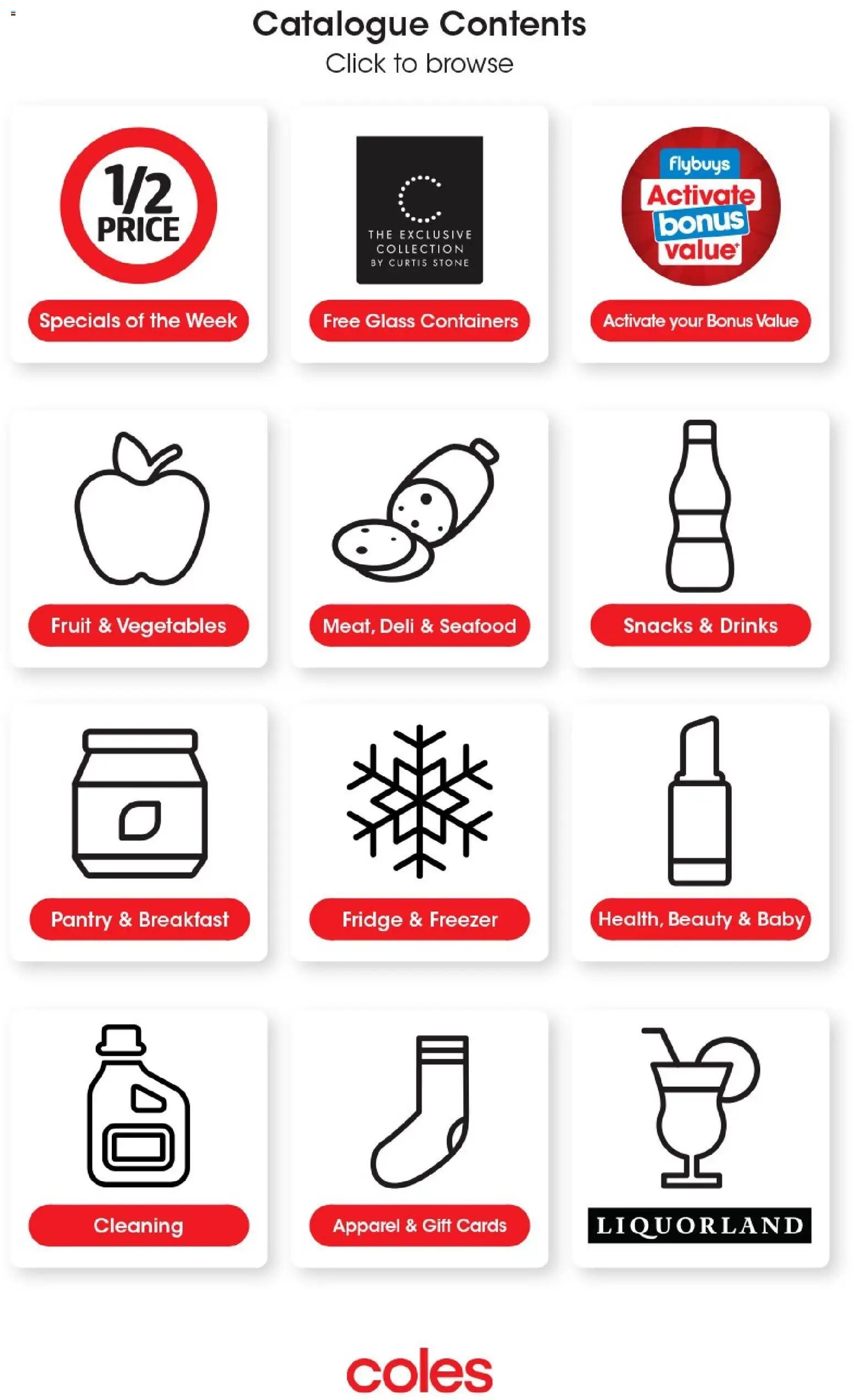 Coles catalogue VIC