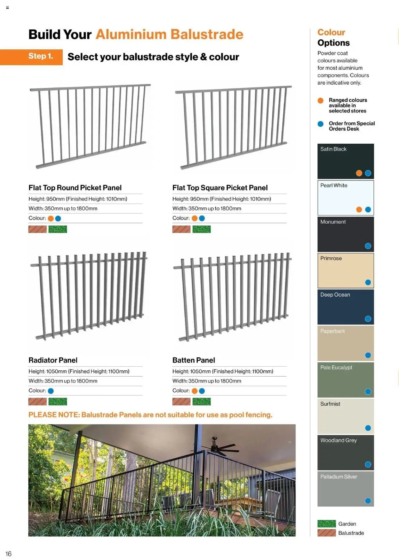 Bunnings Warehouse - Protectoral Aluminium and Glass Fencing Brochure (2025-09-22 - 2026-09-22) | 16