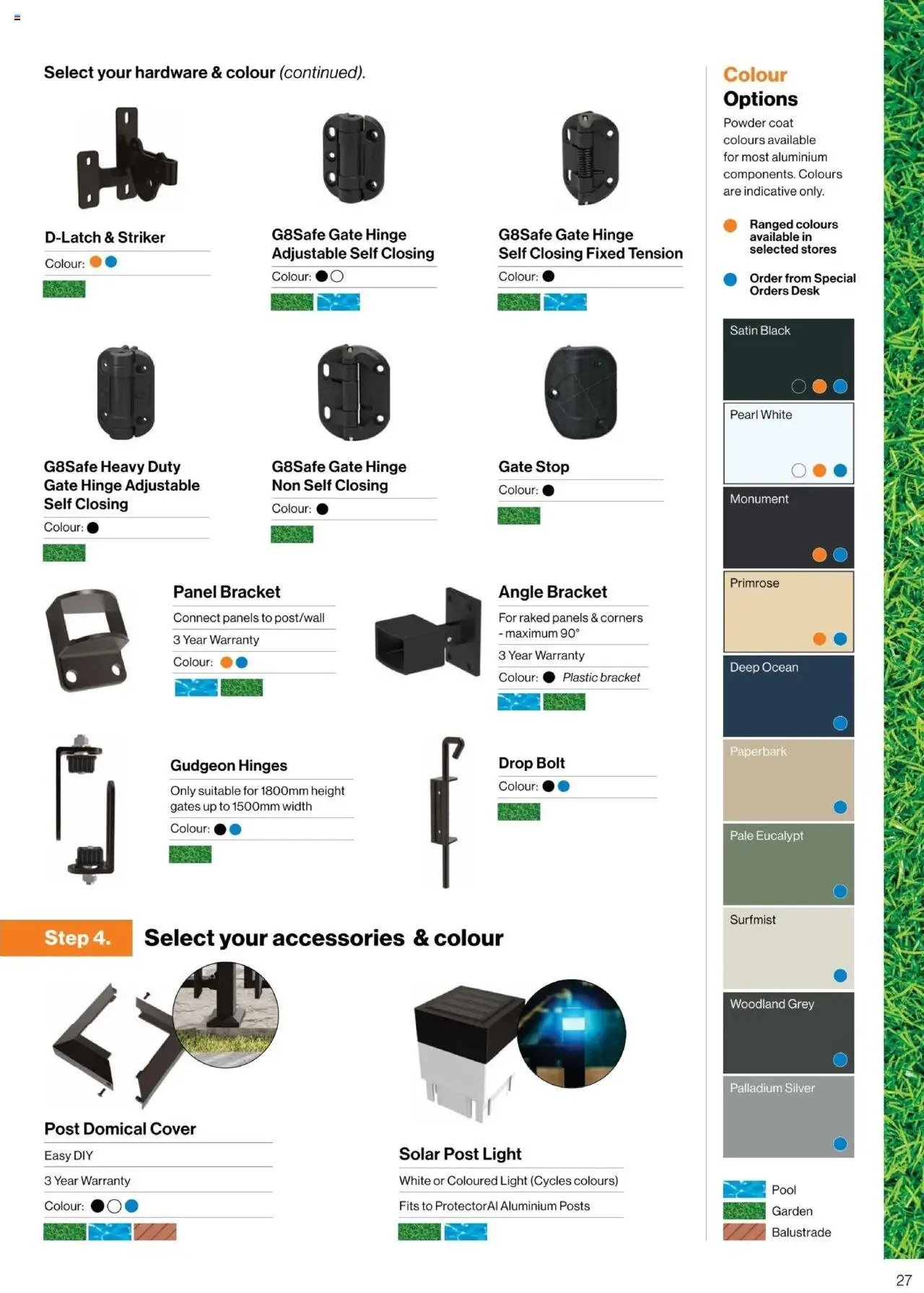Bunnings Warehouse - Protectoral Aluminium and Glass Fencing Brochure (2025-09-22 - 2026-09-22) | 27