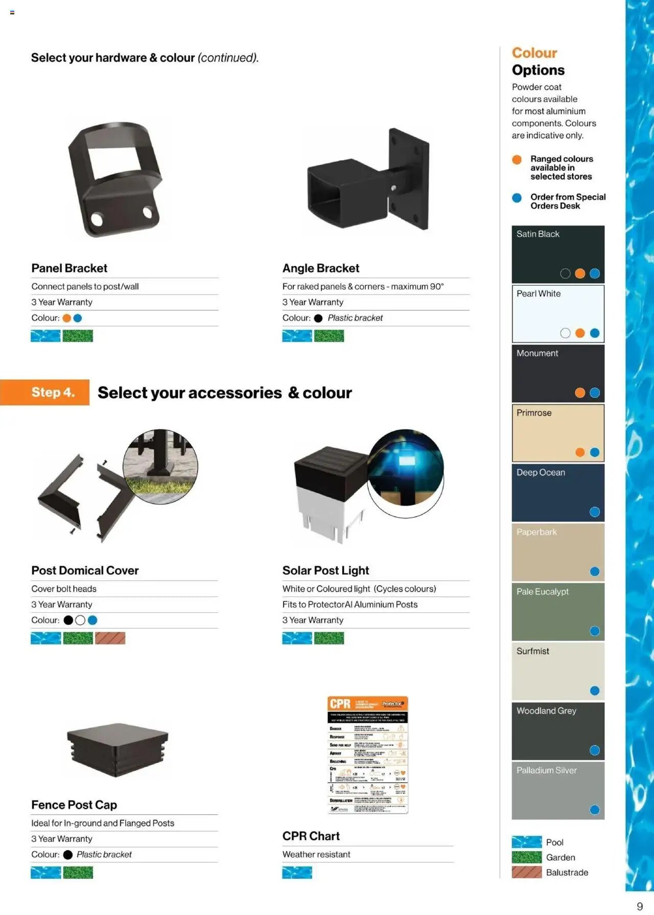 Bunnings Warehouse - Protectoral Aluminium and Glass Fencing Brochure (2025-09-22 - 2026-09-22) | 9