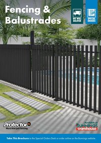 Bunnings Warehouse - Protectoral Aluminium and Glass Fencing Brochure (2025-09-22 - 2026-09-22)