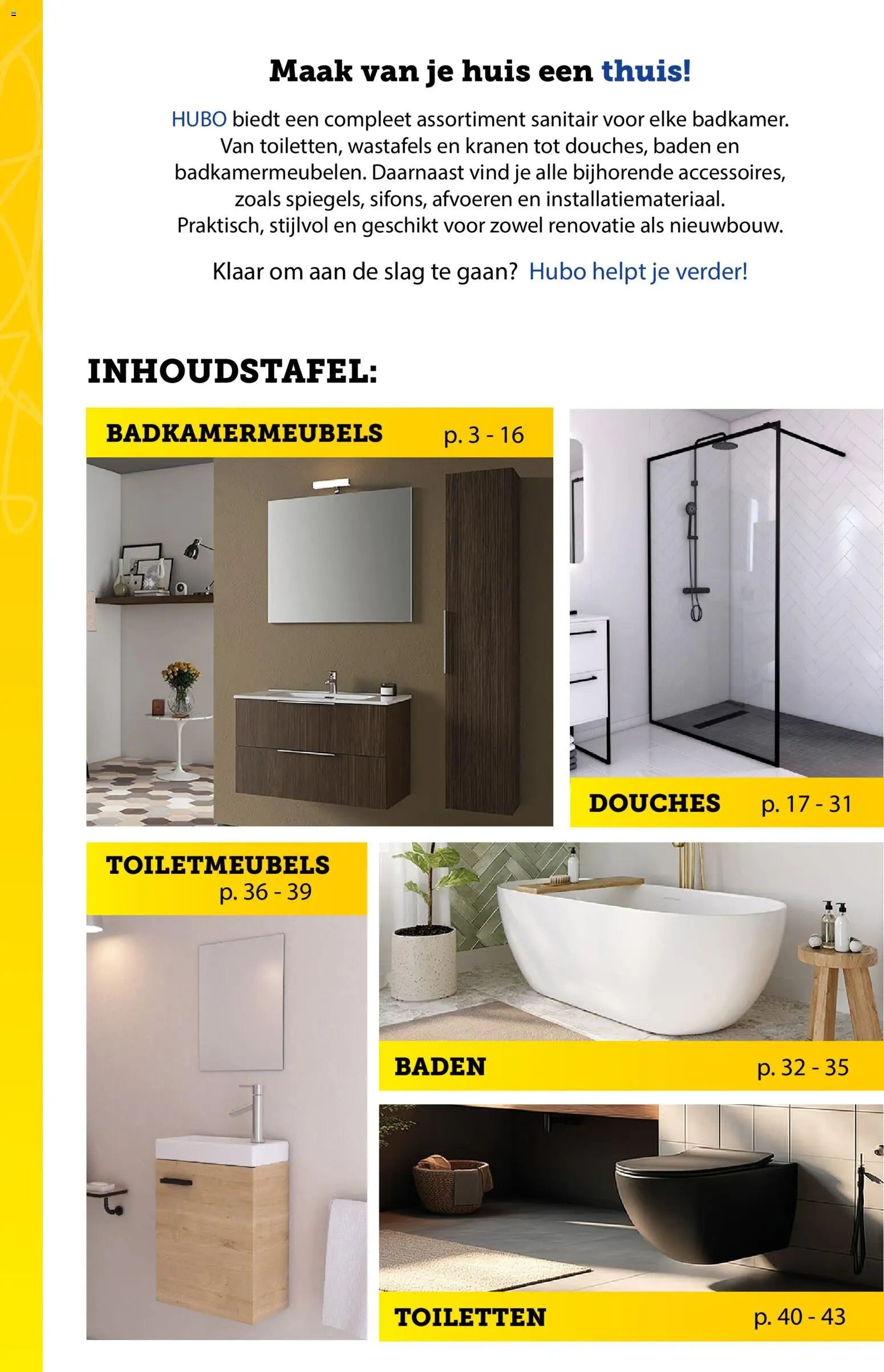 Hubo - Sanitairspecial
