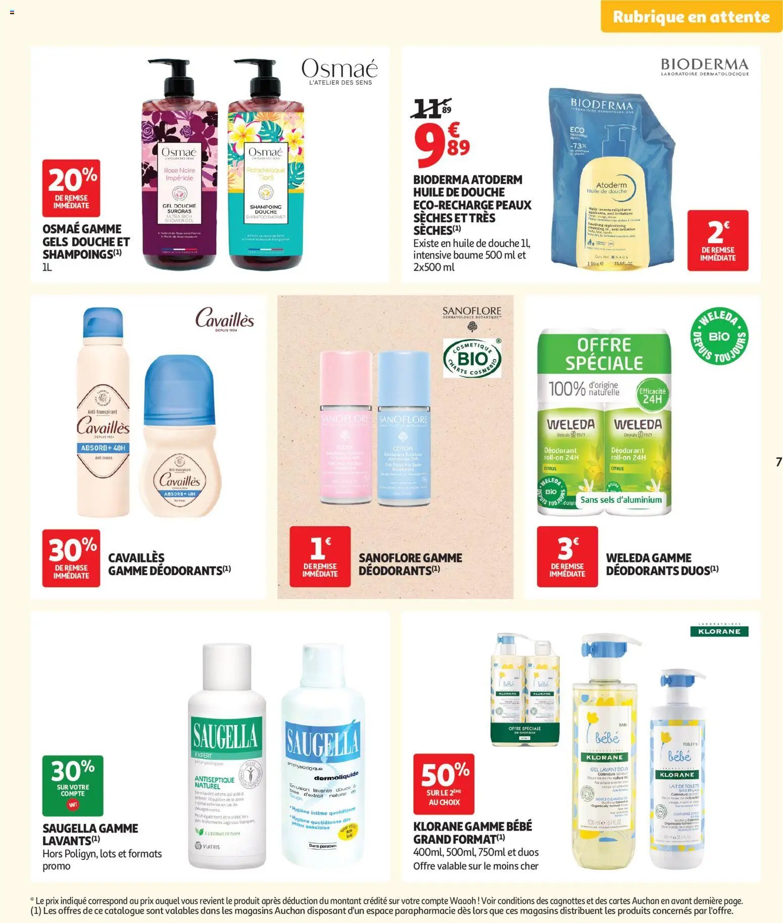 Auchan  Parapharmacie, beauté