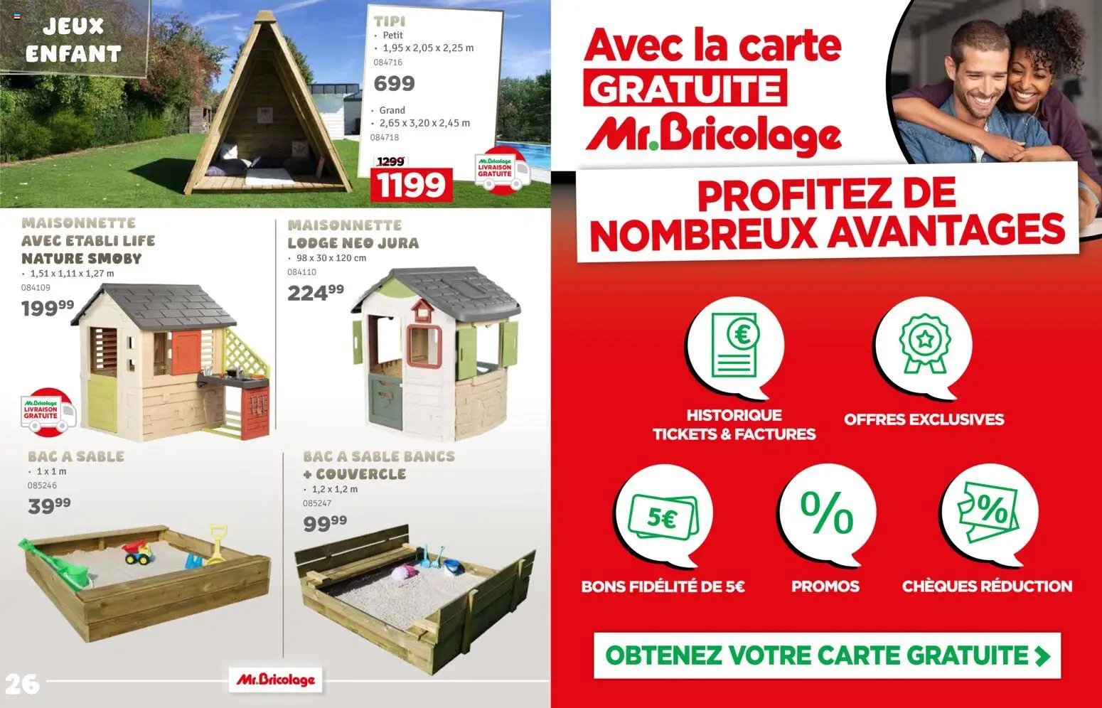 Mr Bricolage folder / publicité