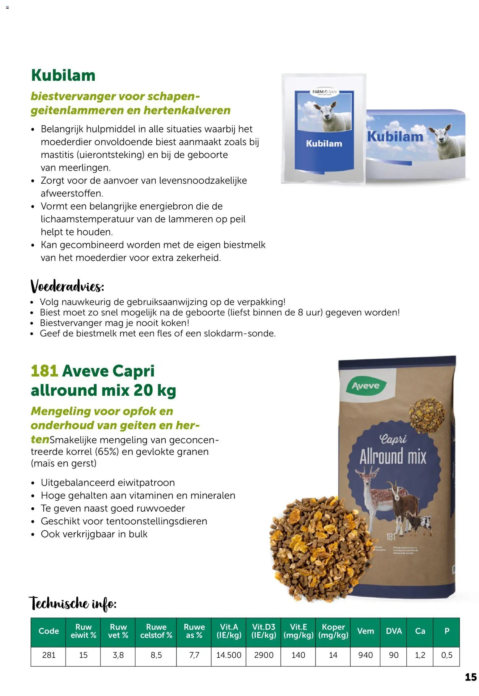 Aveve Gids kleine herkauwers