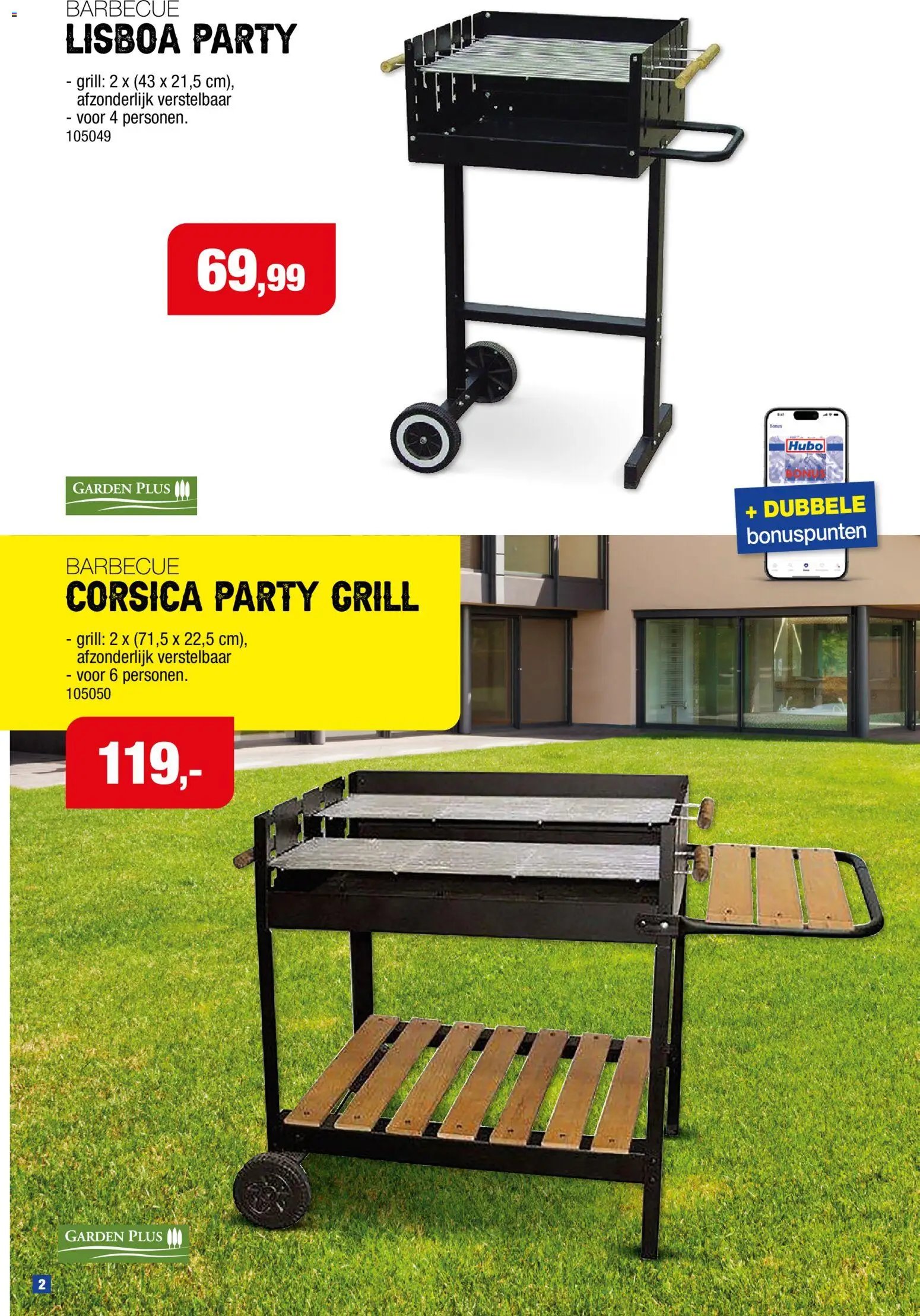 Hubo Barbecues en zwembaden
