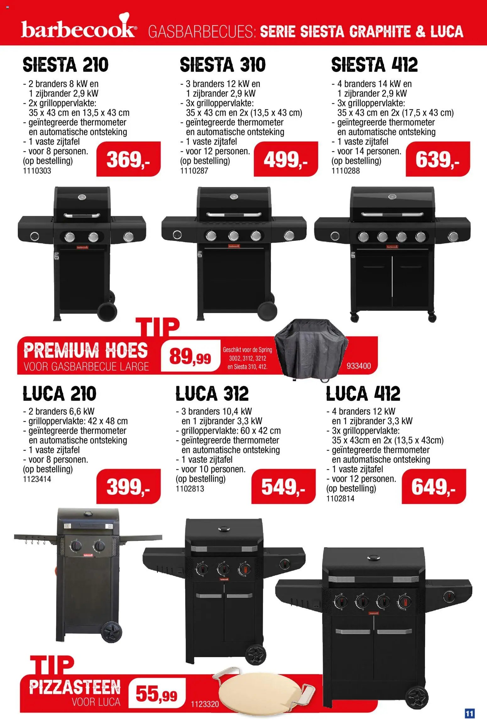 Hubo Barbecues en zwembaden