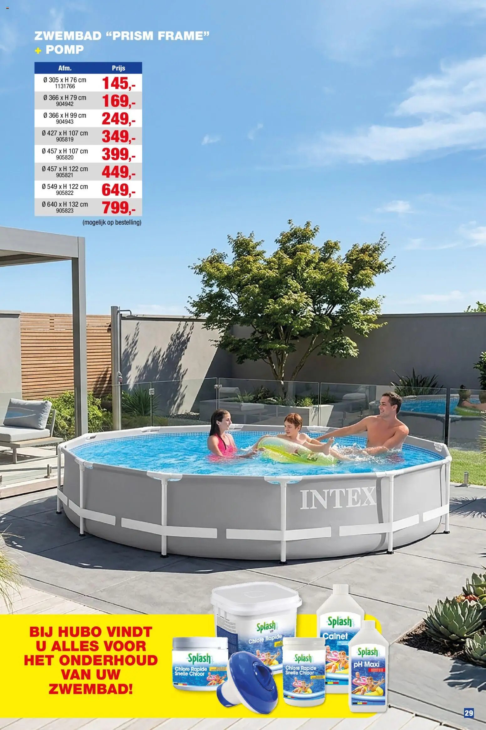 Hubo Barbecues en zwembaden