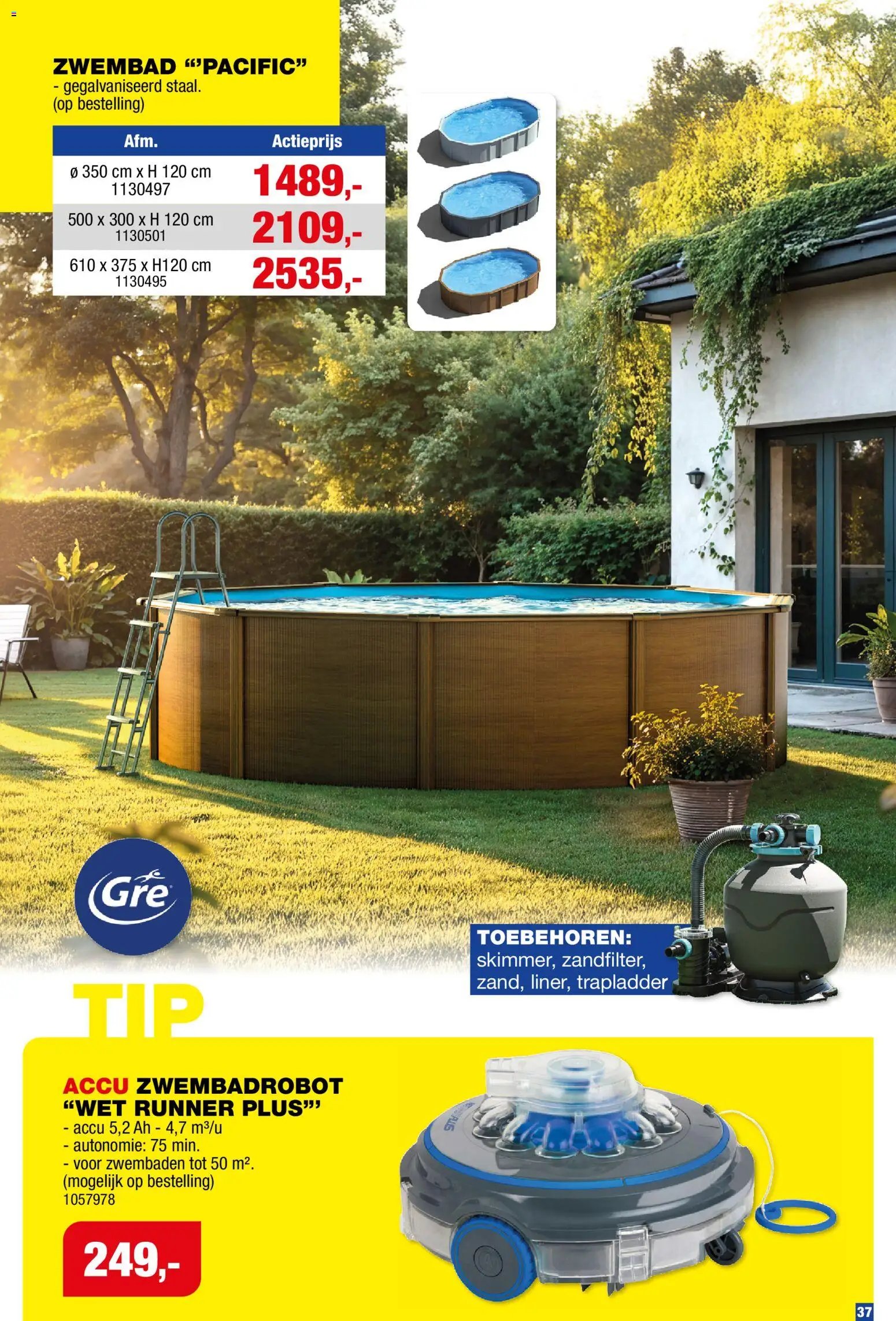 Hubo Barbecues en zwembaden