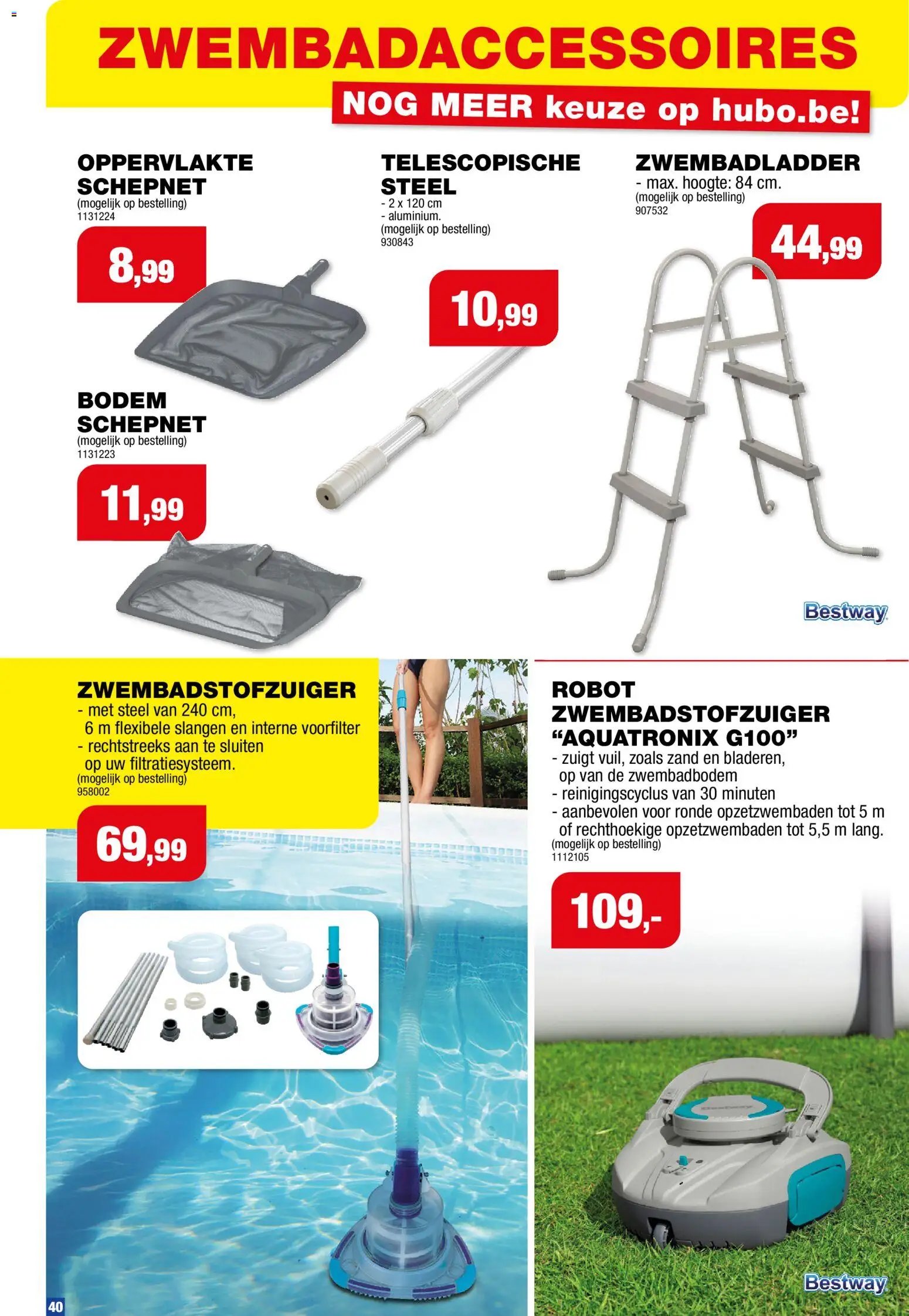 Hubo Barbecues en zwembaden