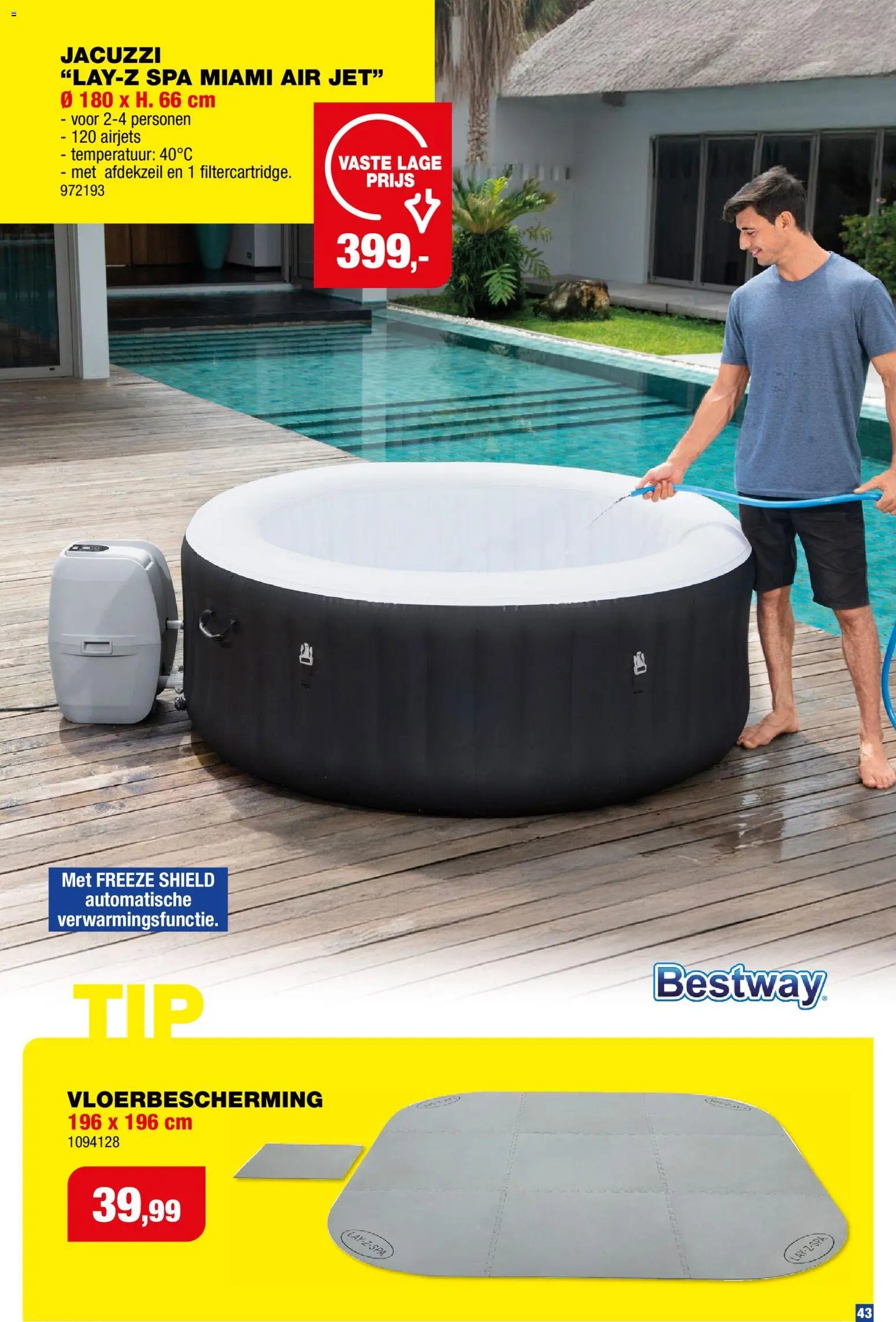 Hubo Barbecues en zwembaden
