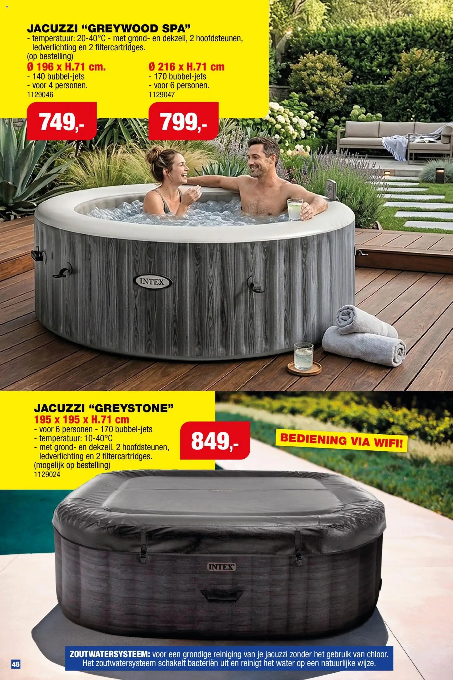 Hubo Barbecues en zwembaden