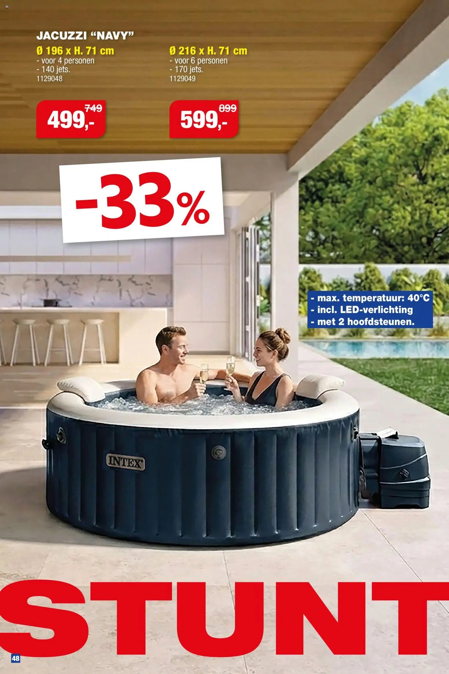 Hubo Barbecues en zwembaden