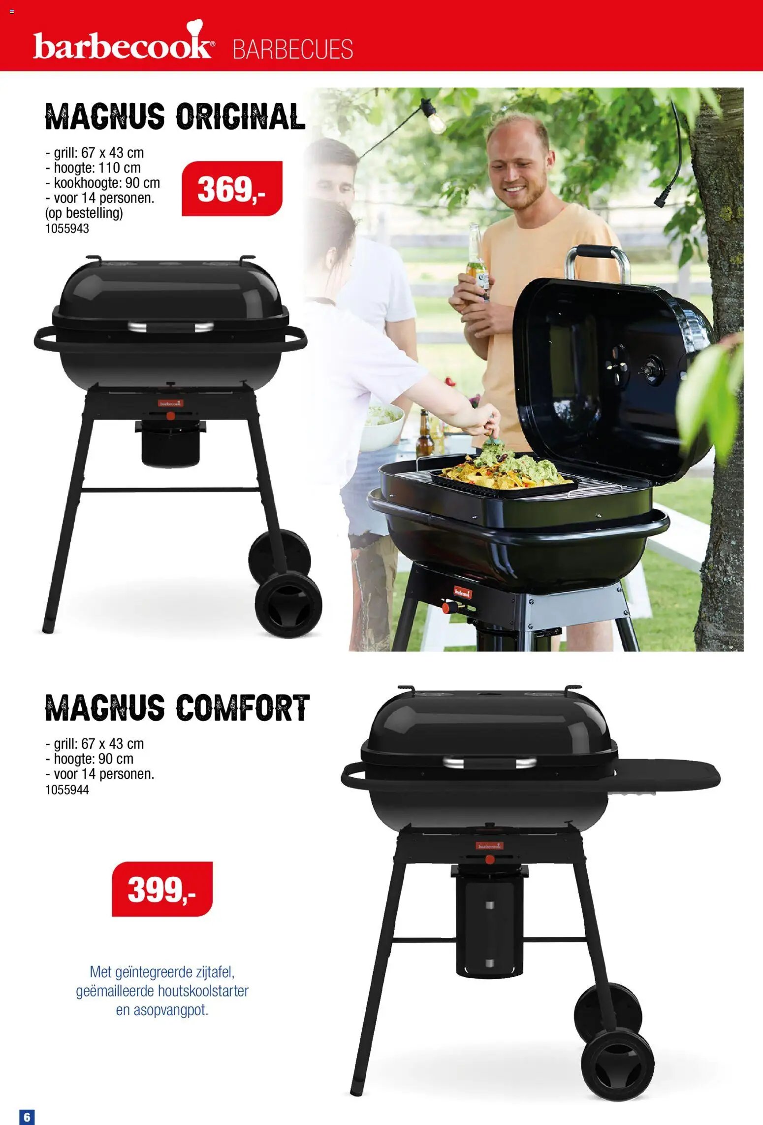 Hubo Barbecues en zwembaden