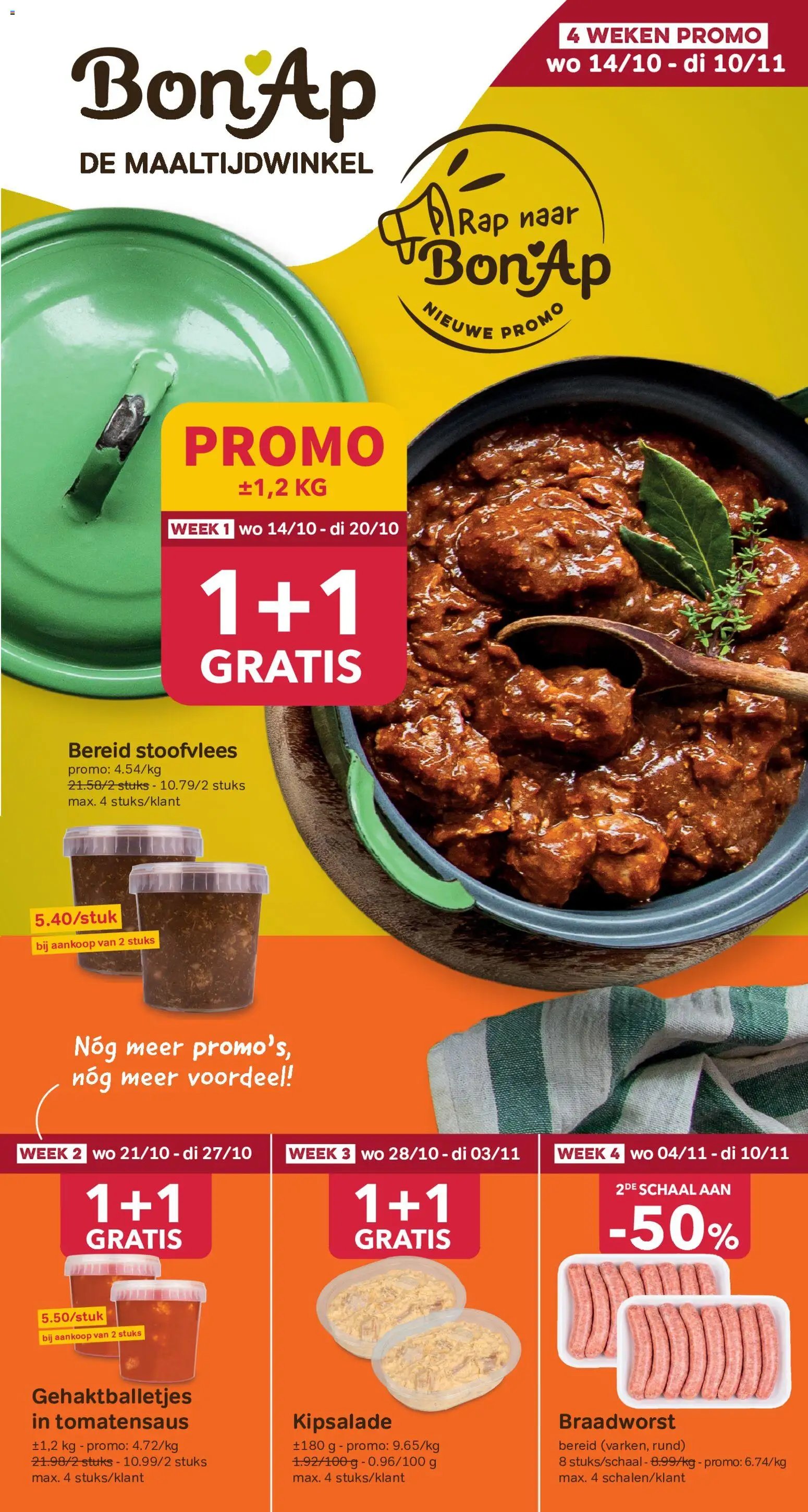 Bon Ap folder/publicité