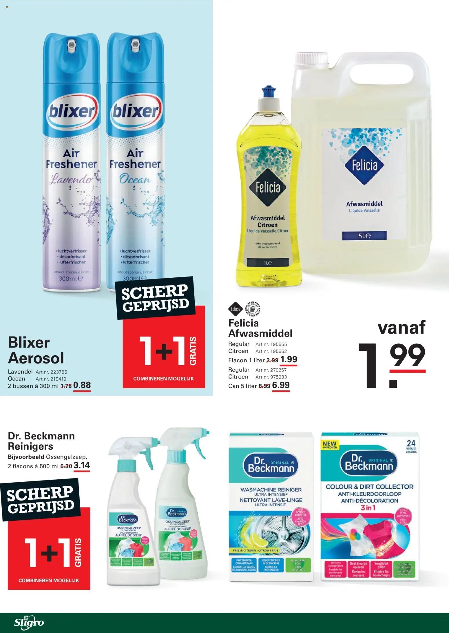 Sligro - Folder Schoon & Fris