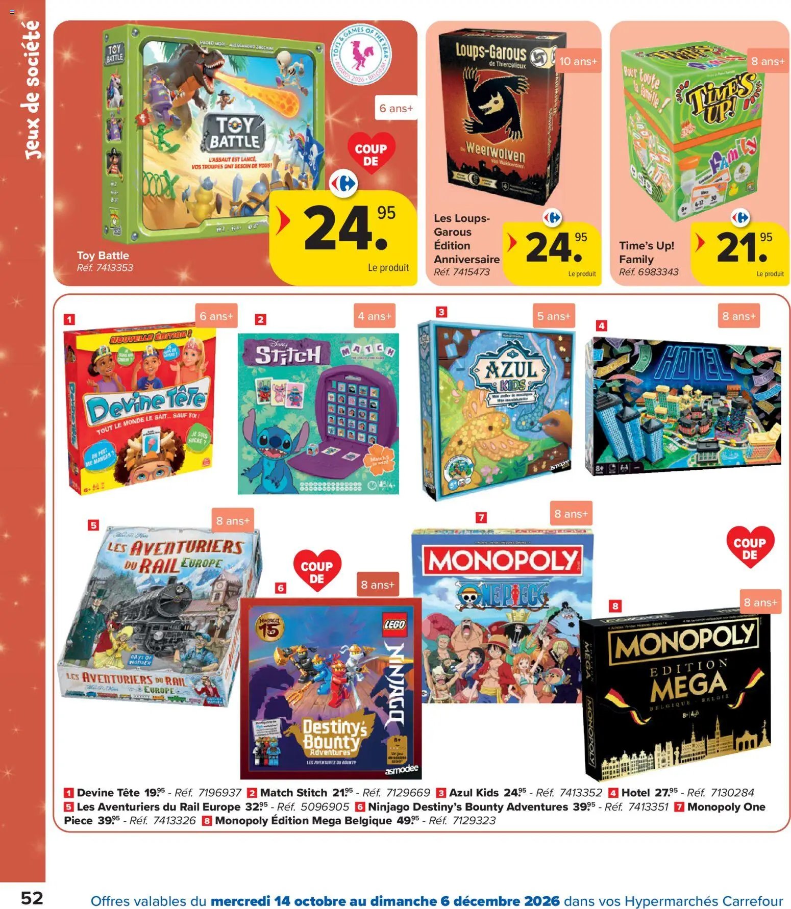 Carrefour Hypermarchés Catalogue Jouets