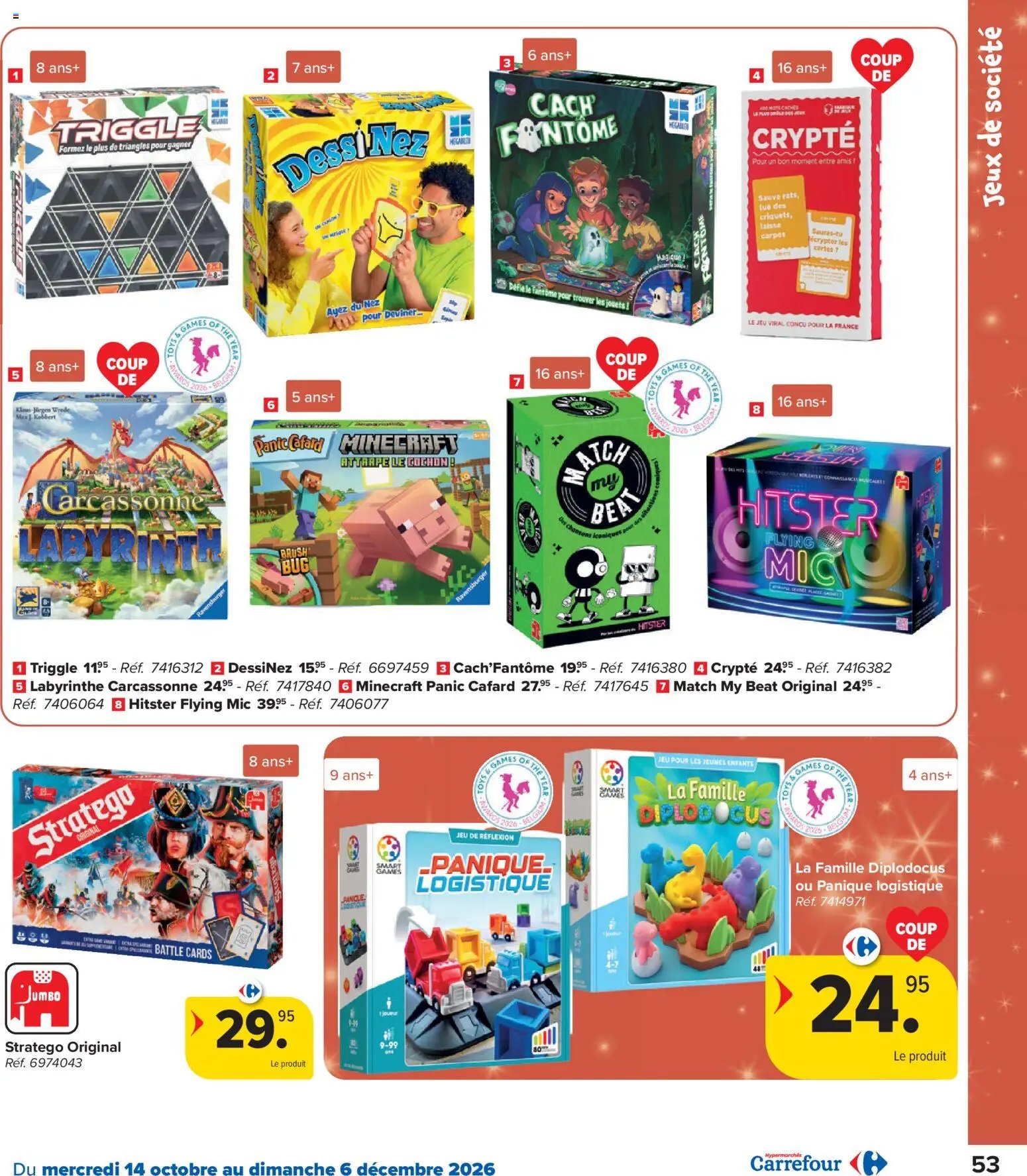 Carrefour Hypermarchés Catalogue Jouets