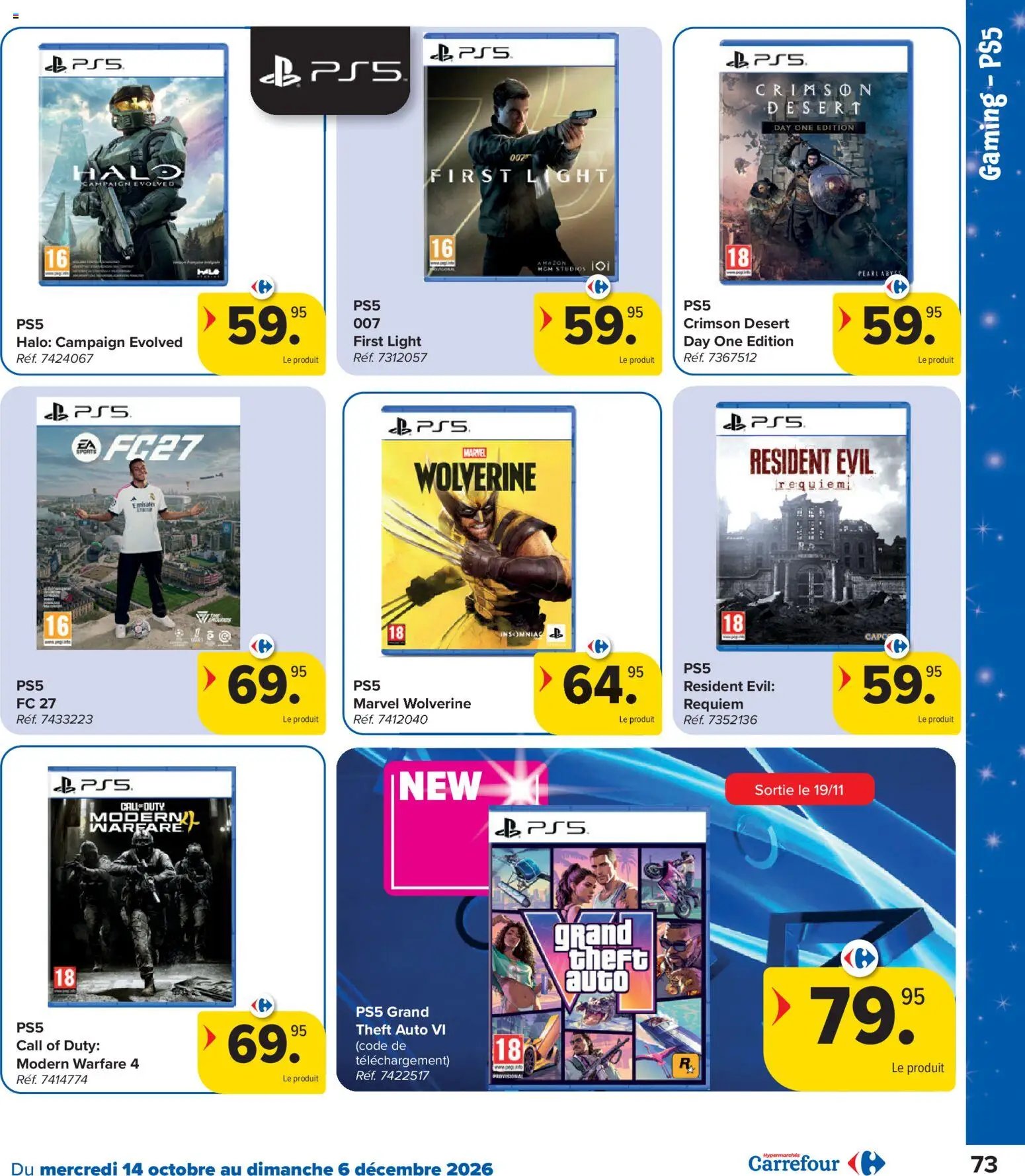 Carrefour Hypermarchés Catalogue Jouets