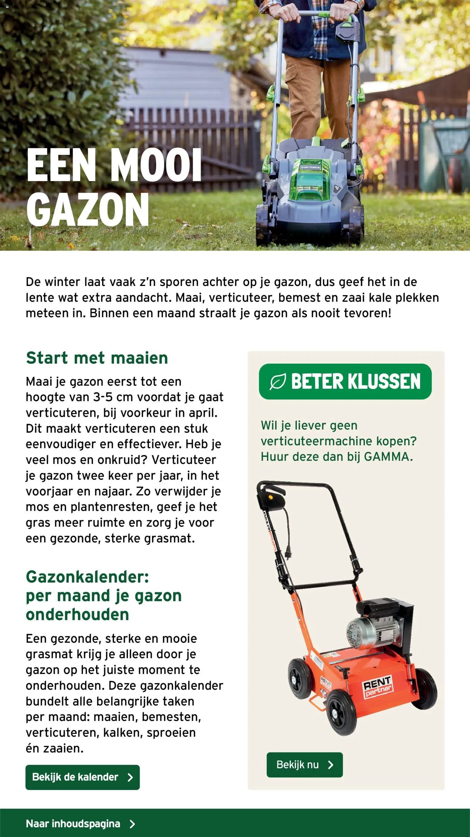 GAMMA -Tuinspecial kluseditie