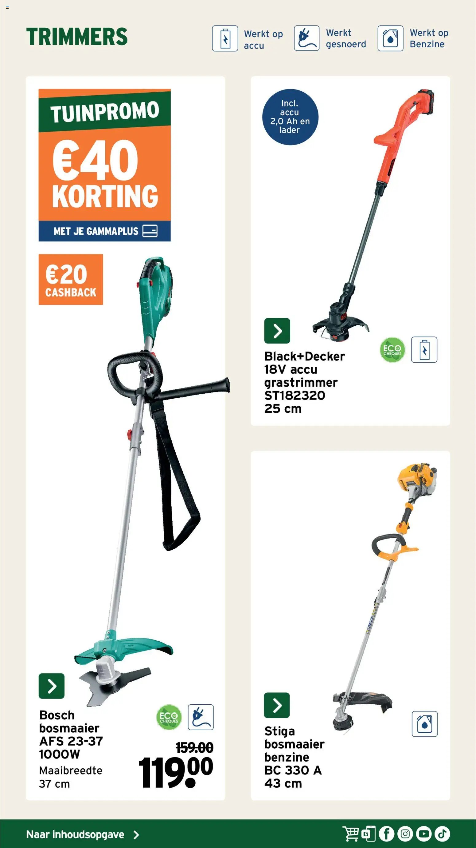GAMMA -Tuinspecial kluseditie