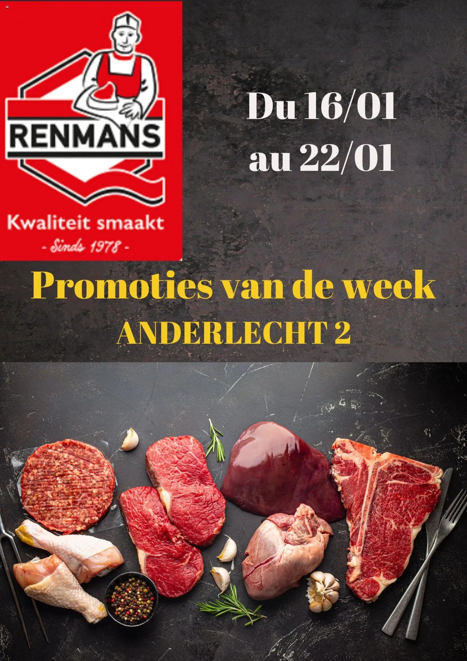 Renmans folder / publicité