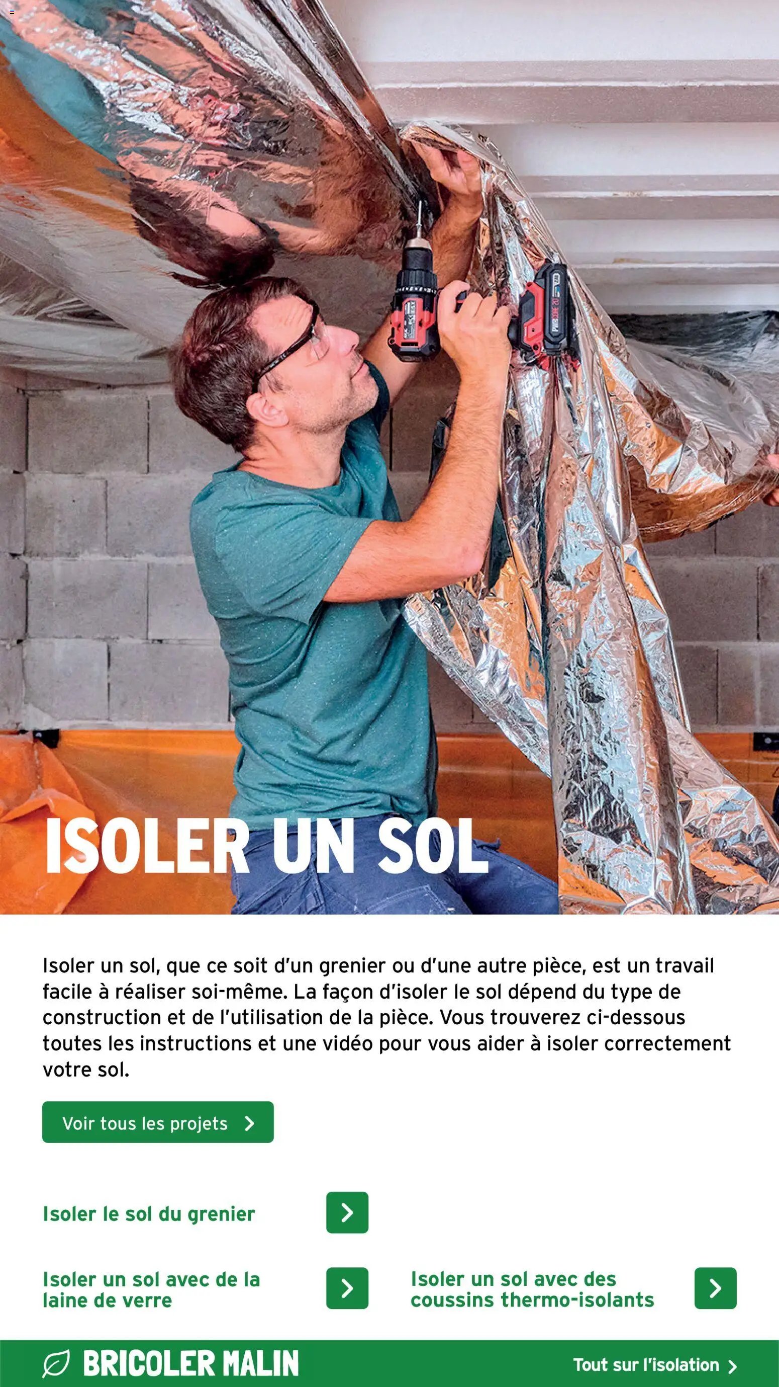 GAMMA publicité Isolation