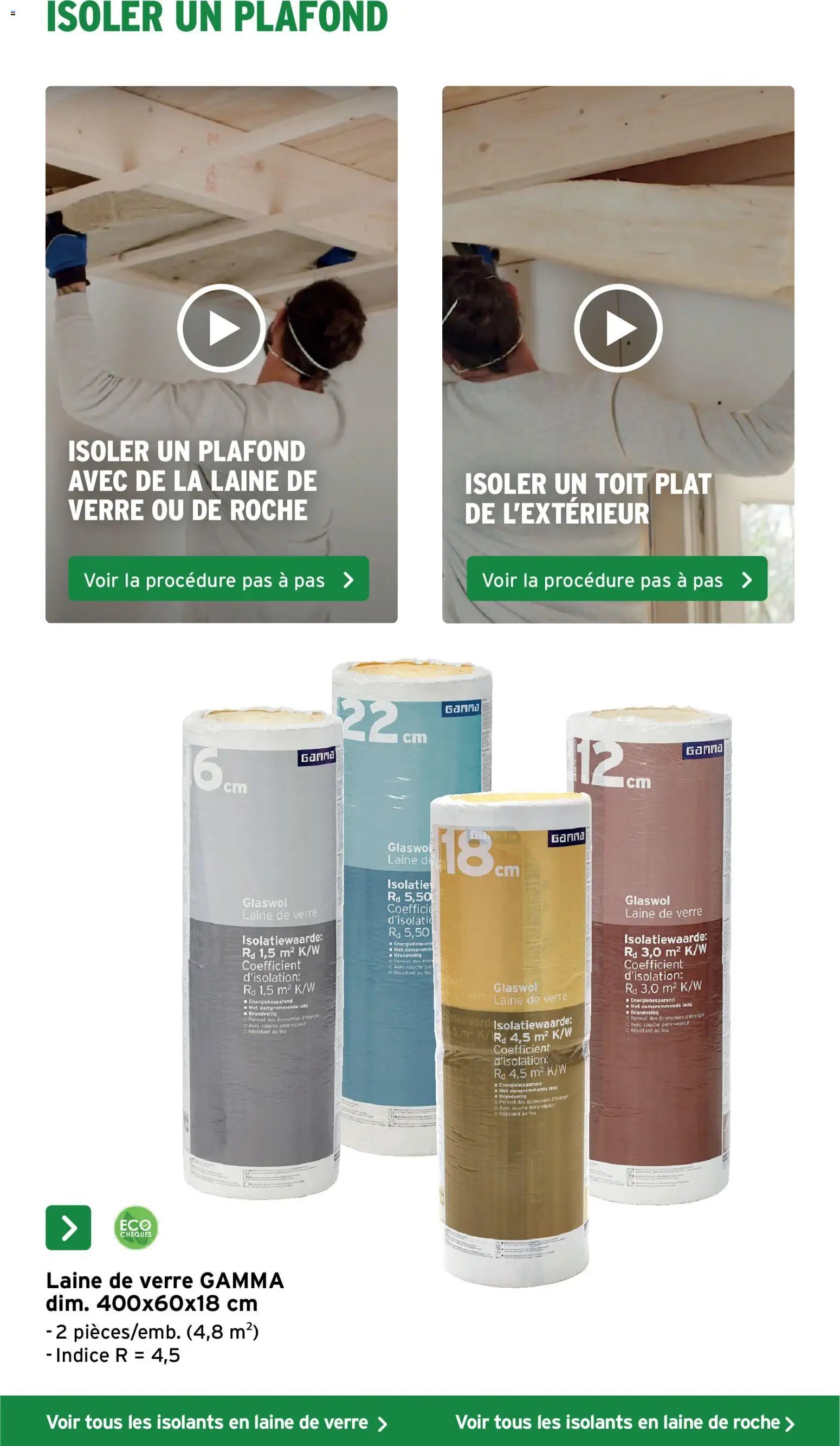 GAMMA publicité Isolation