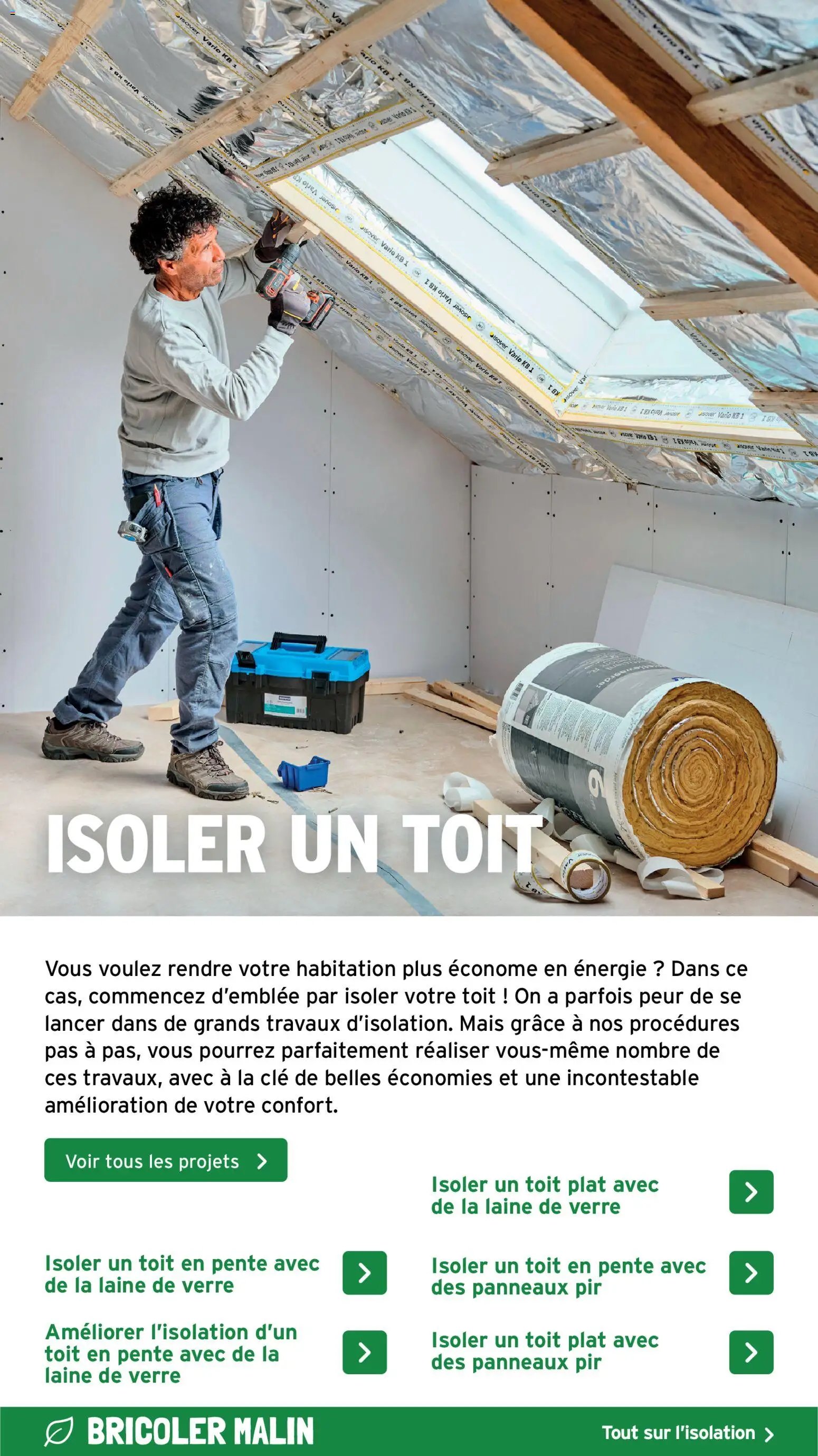 GAMMA publicité Isolation