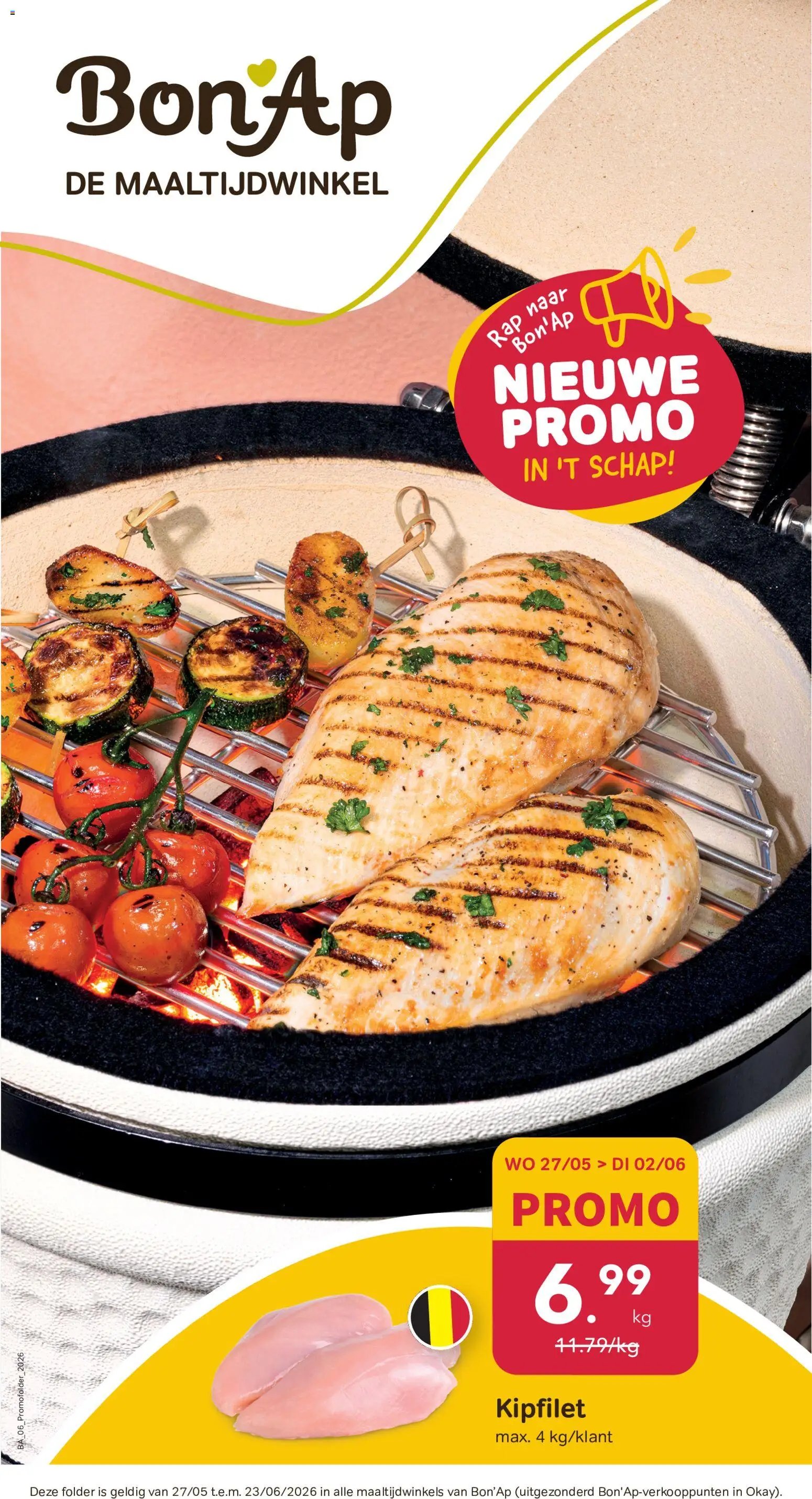 Bon Ap folder/publicité