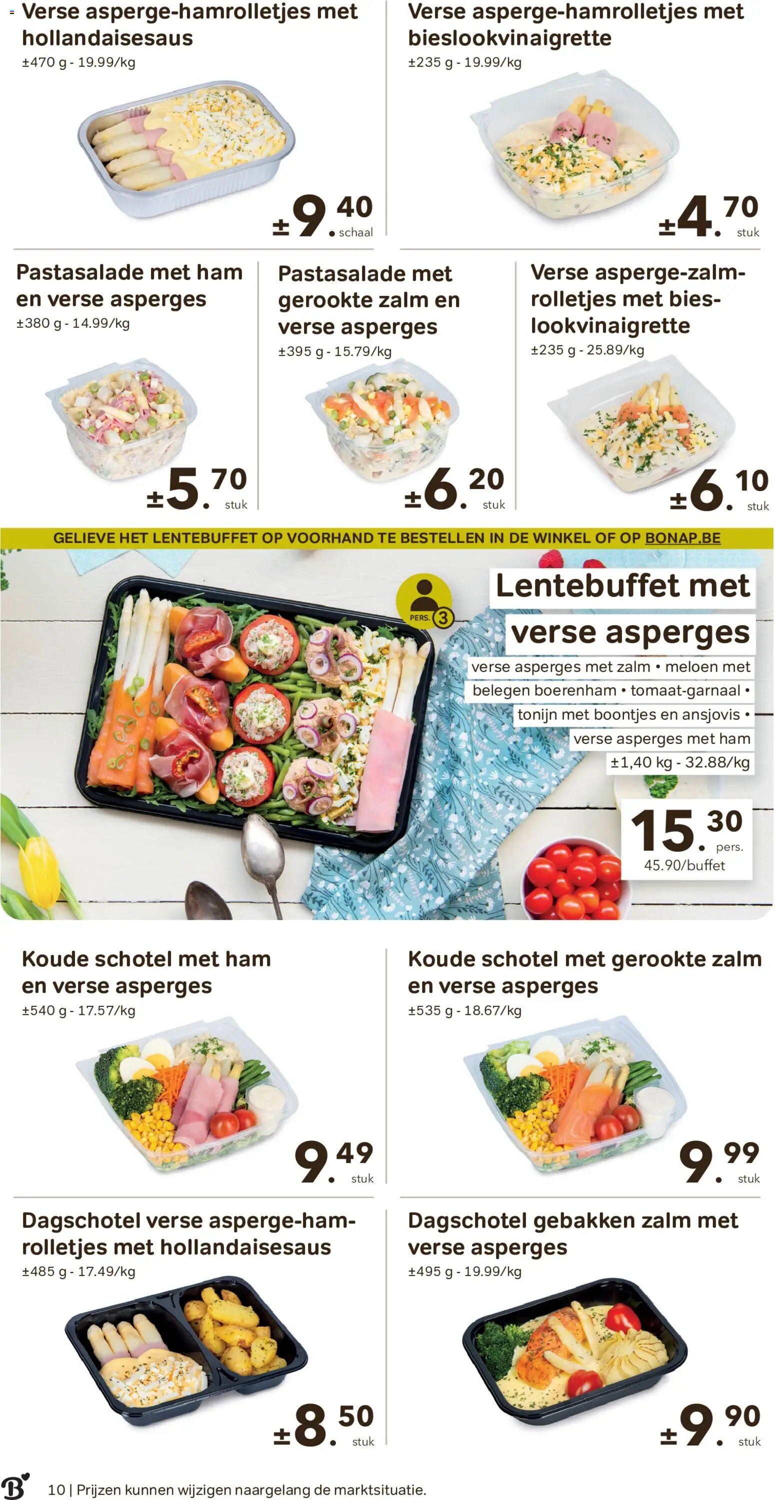Bon Ap folder/publicité