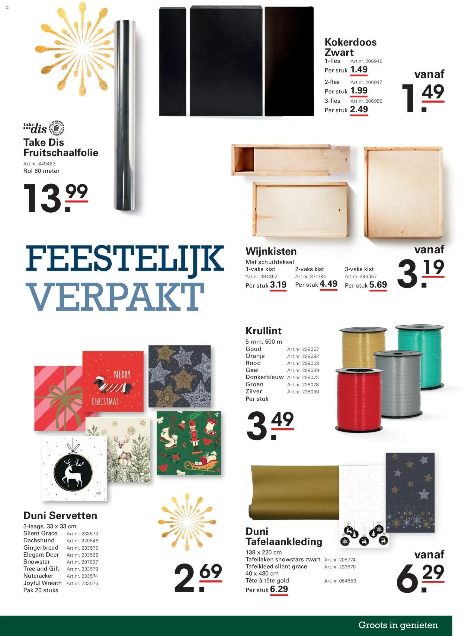Sligro Kerstgeschenken