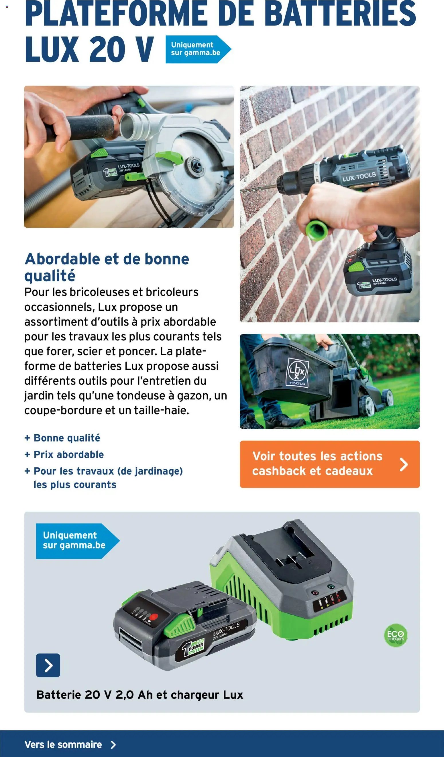 GAMMA - Outillage