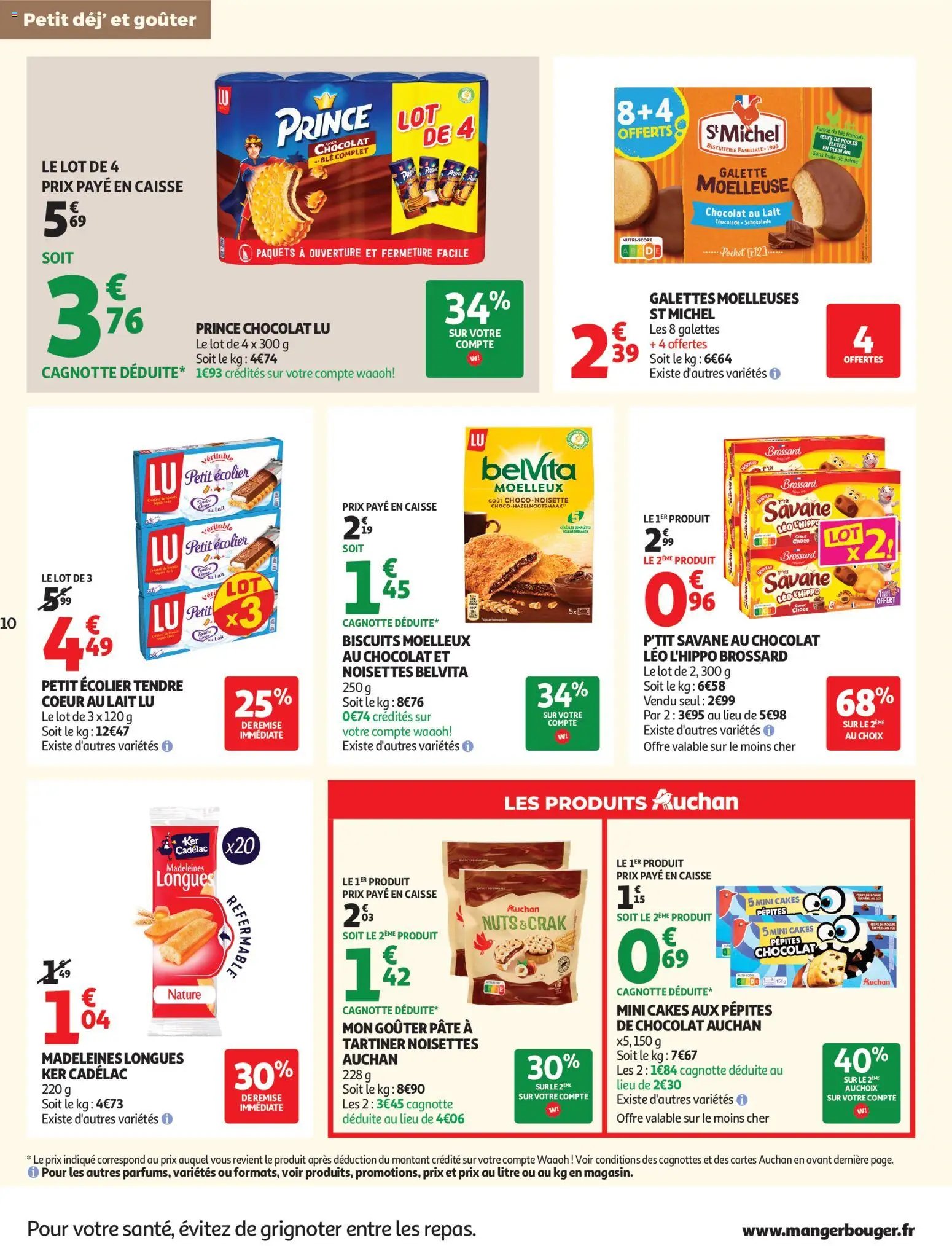 Zeeman  Petit dej, goûter hypers