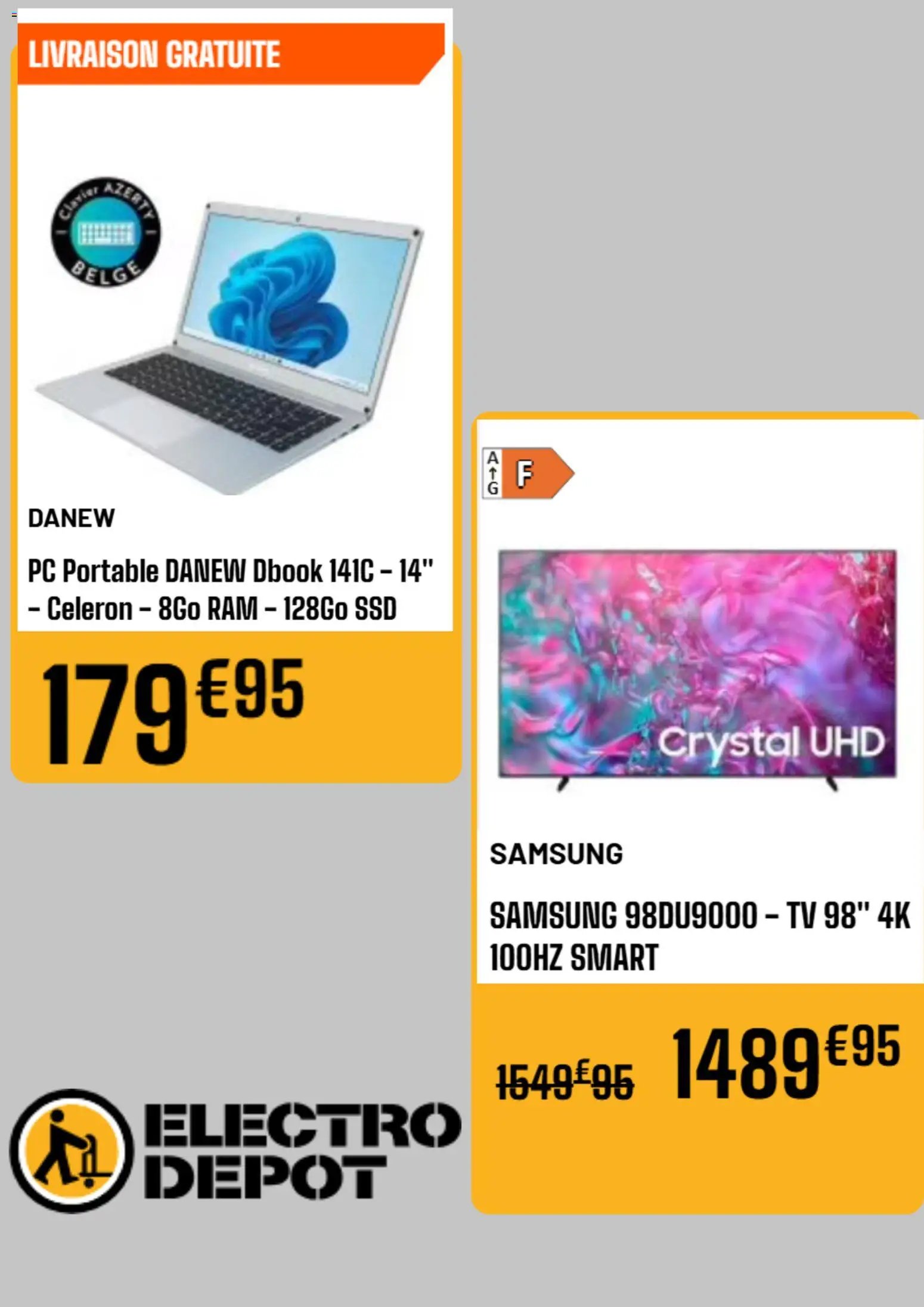 Electro Depot folder / publicité