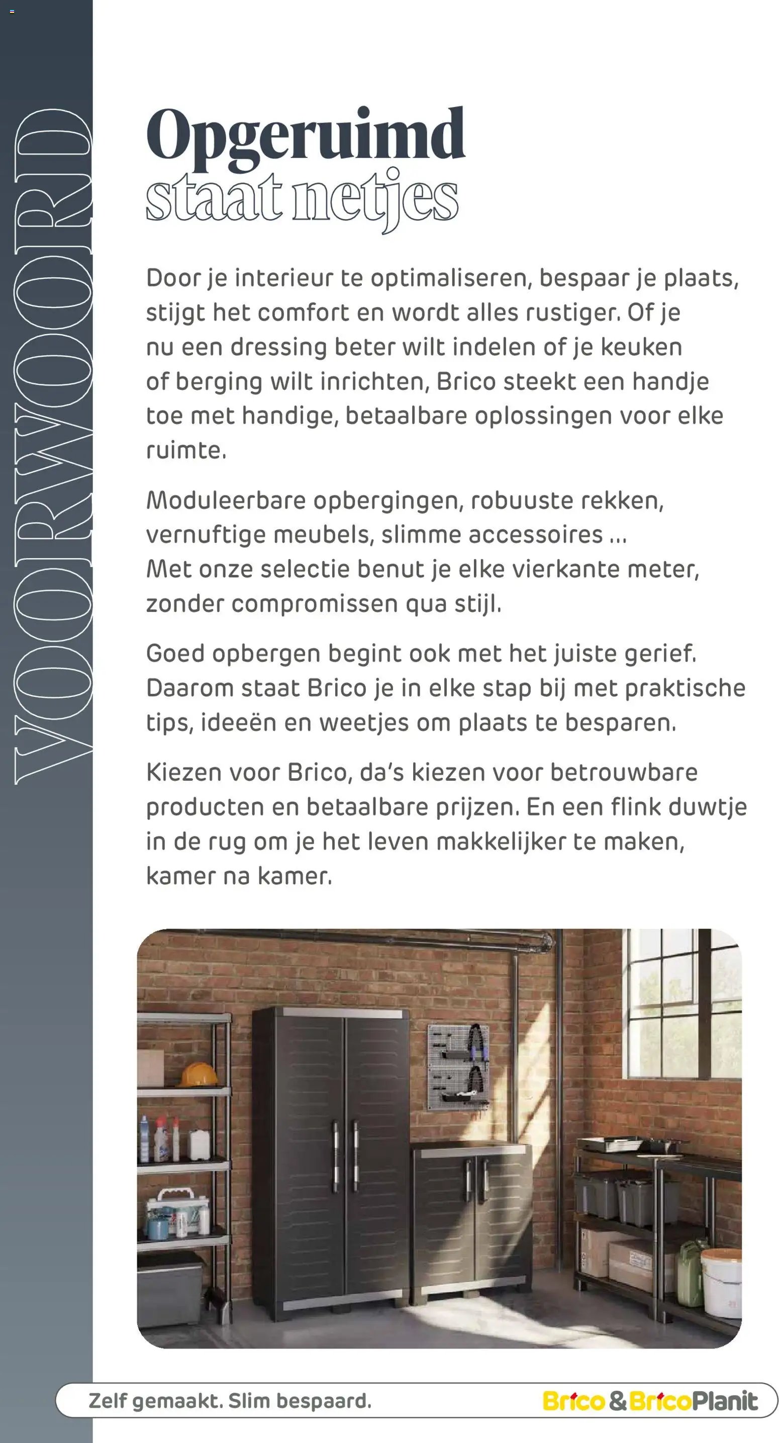 Brico - Onze opbergingcatalogus