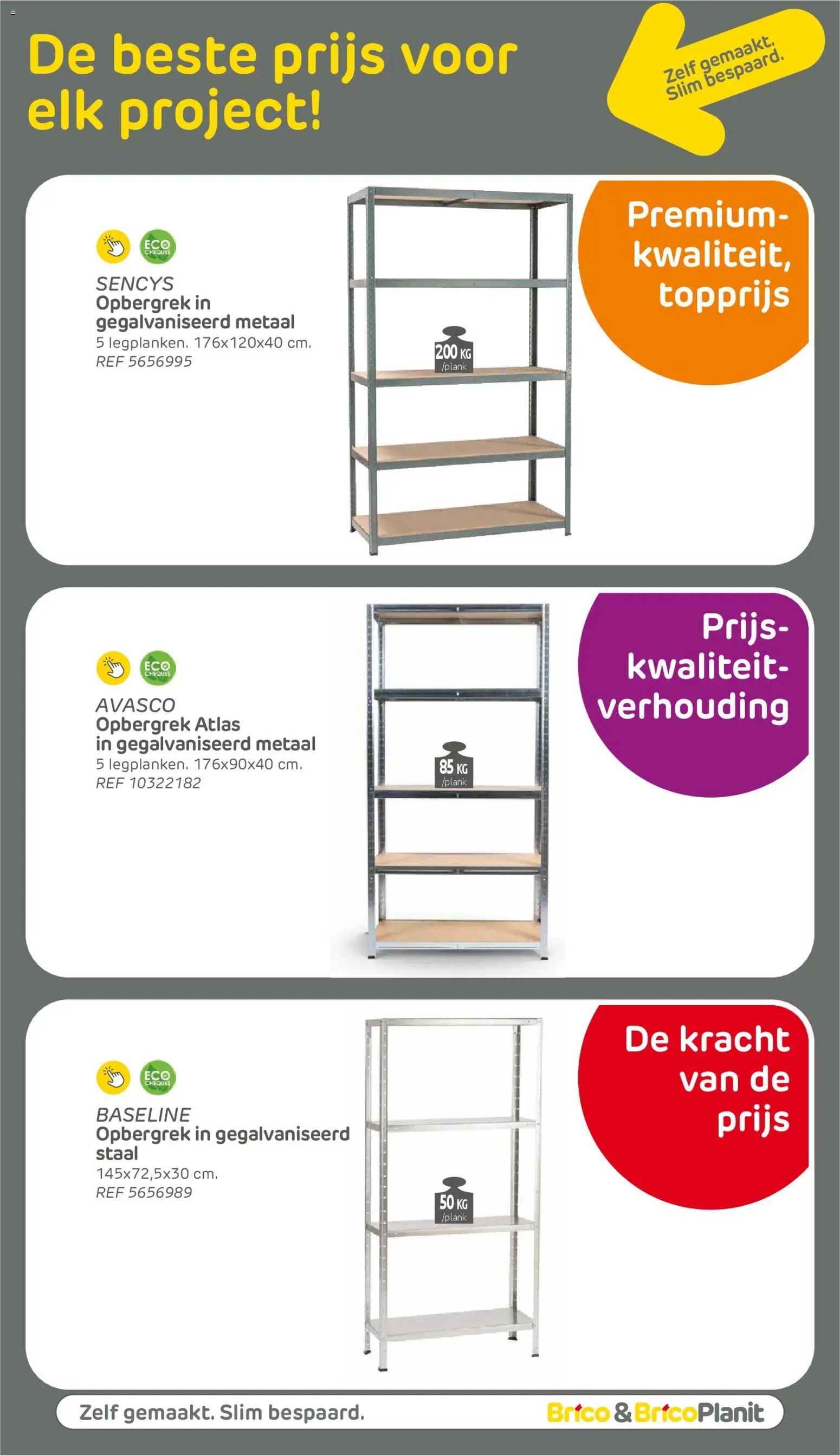 Brico - Onze opbergingcatalogus