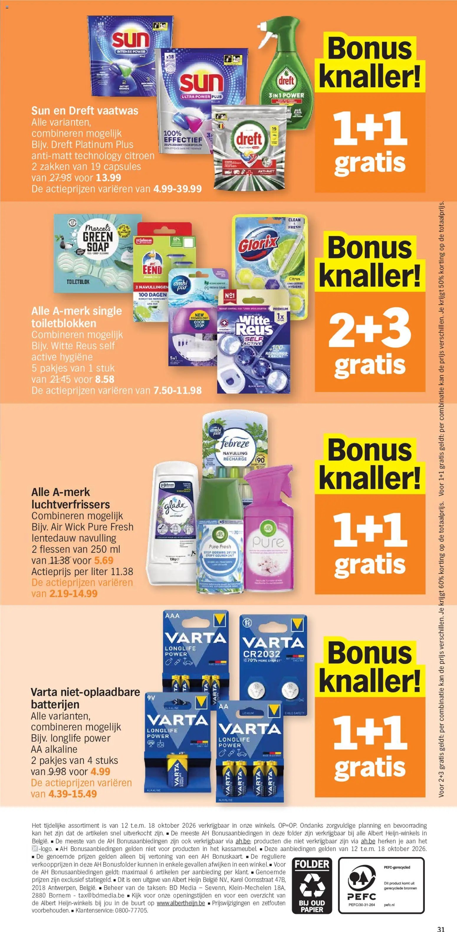 Albert Heijn Folder week / de la semaine 42