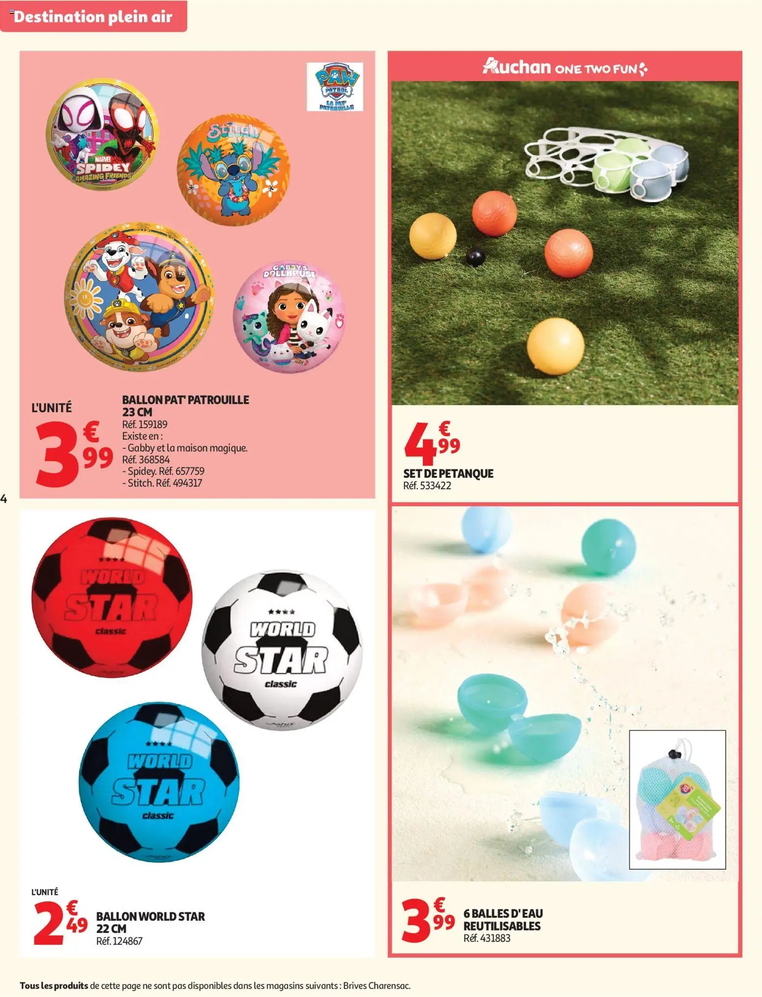 Auchan Plein air jeux de jardin (2026-05-27 - 2026-06-07)
