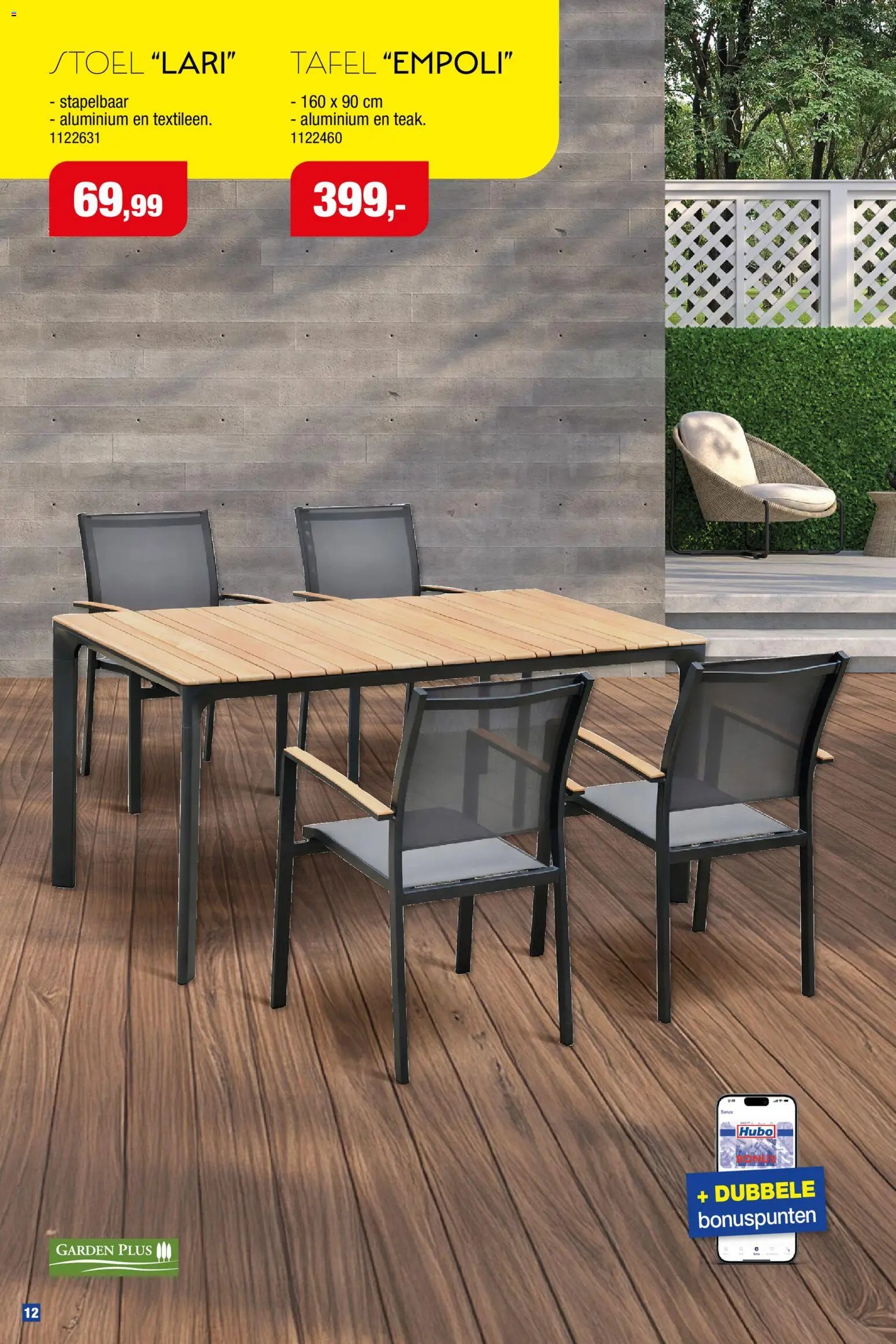 Hubo Tuinmeubelen special 