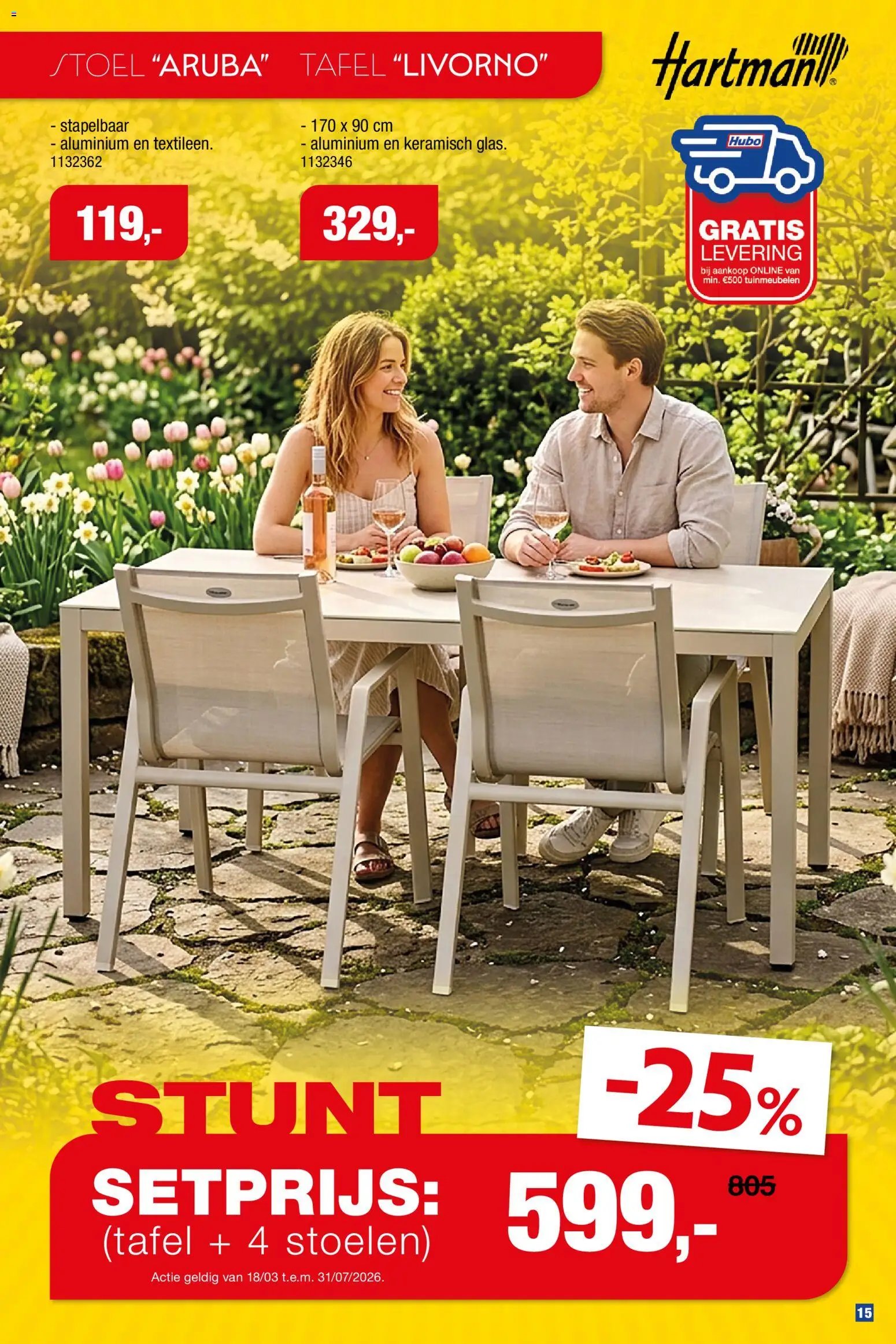 Hubo Tuinmeubelen special 