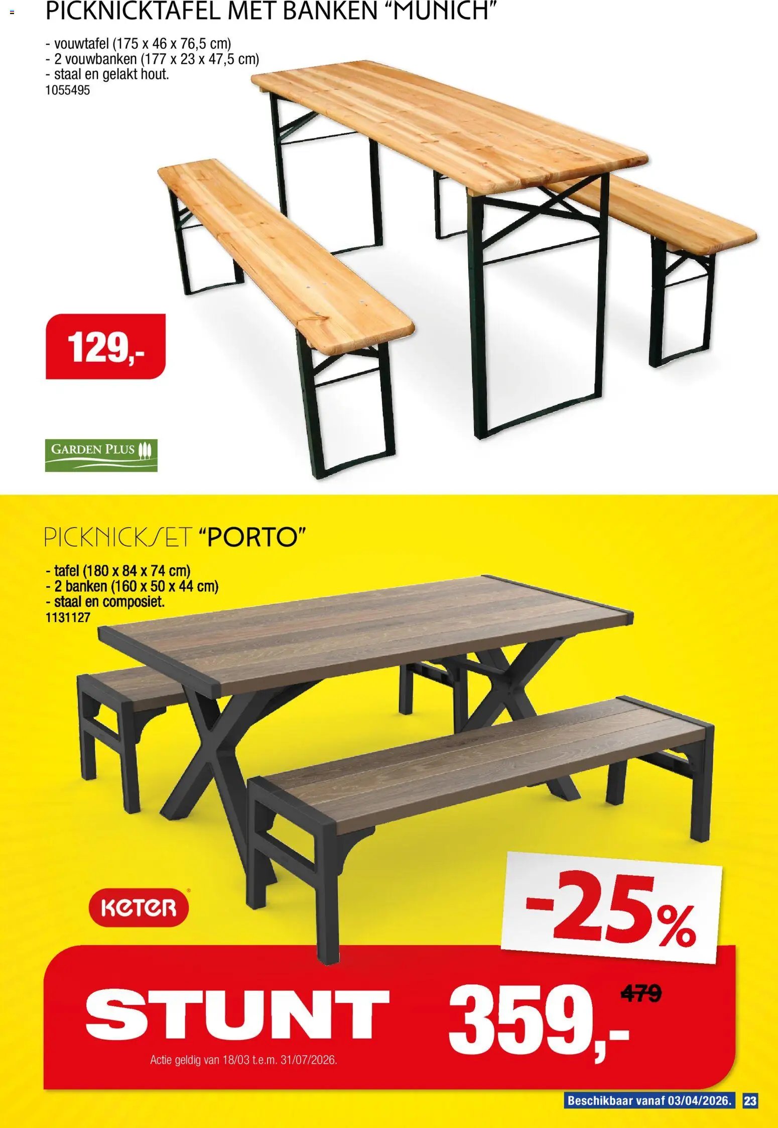 Hubo Tuinmeubelen special 