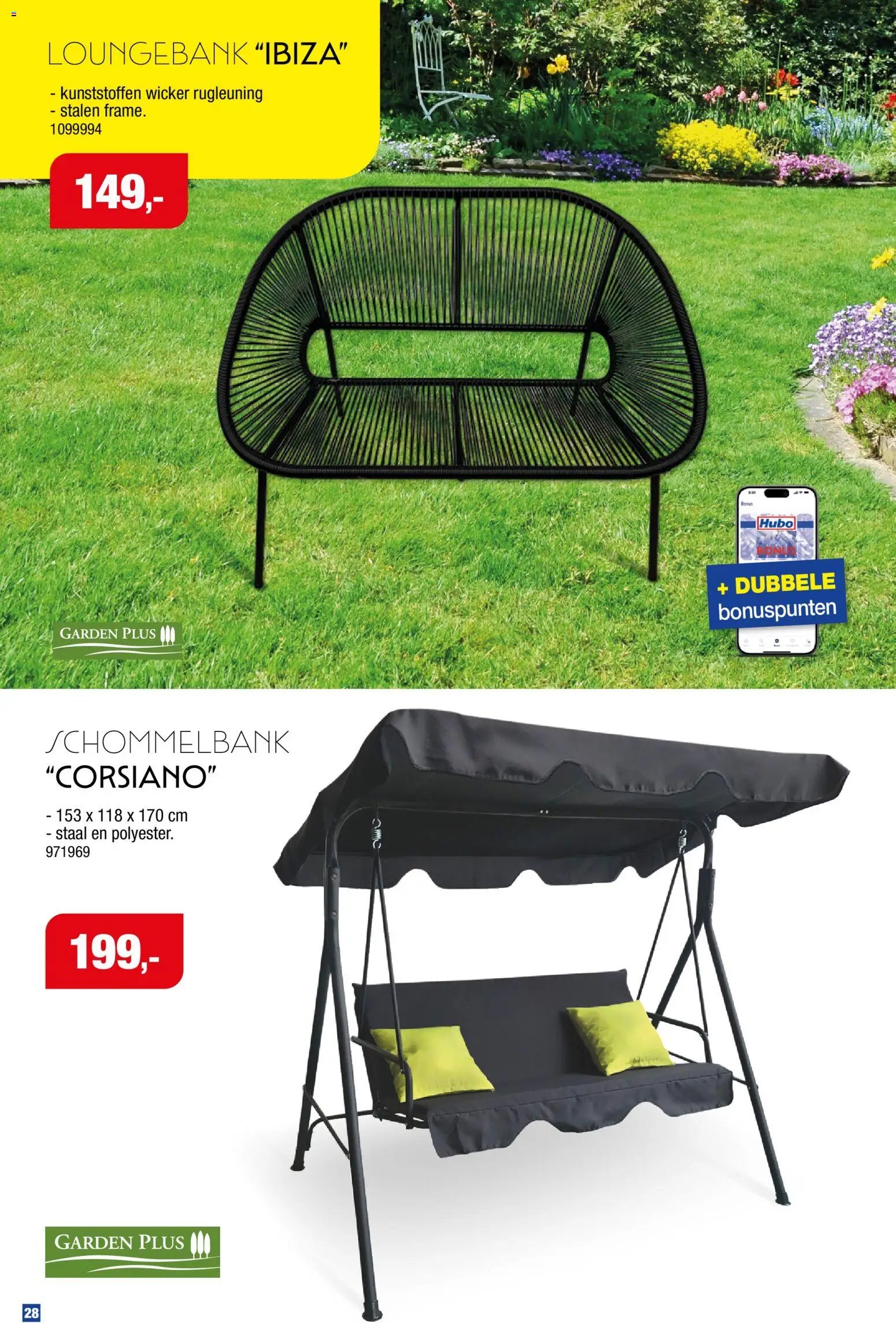 Hubo Tuinmeubelen special 