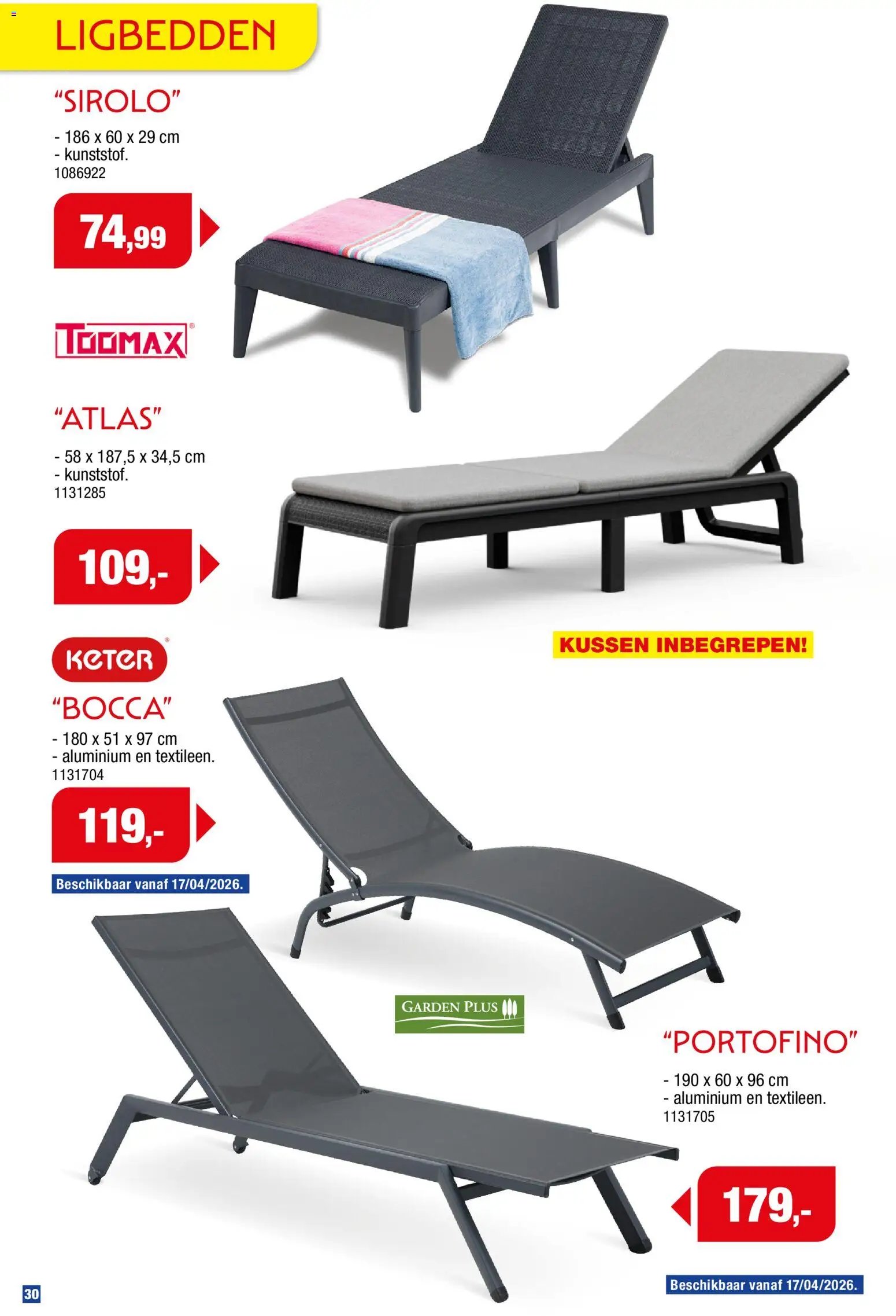 Hubo Tuinmeubelen special 