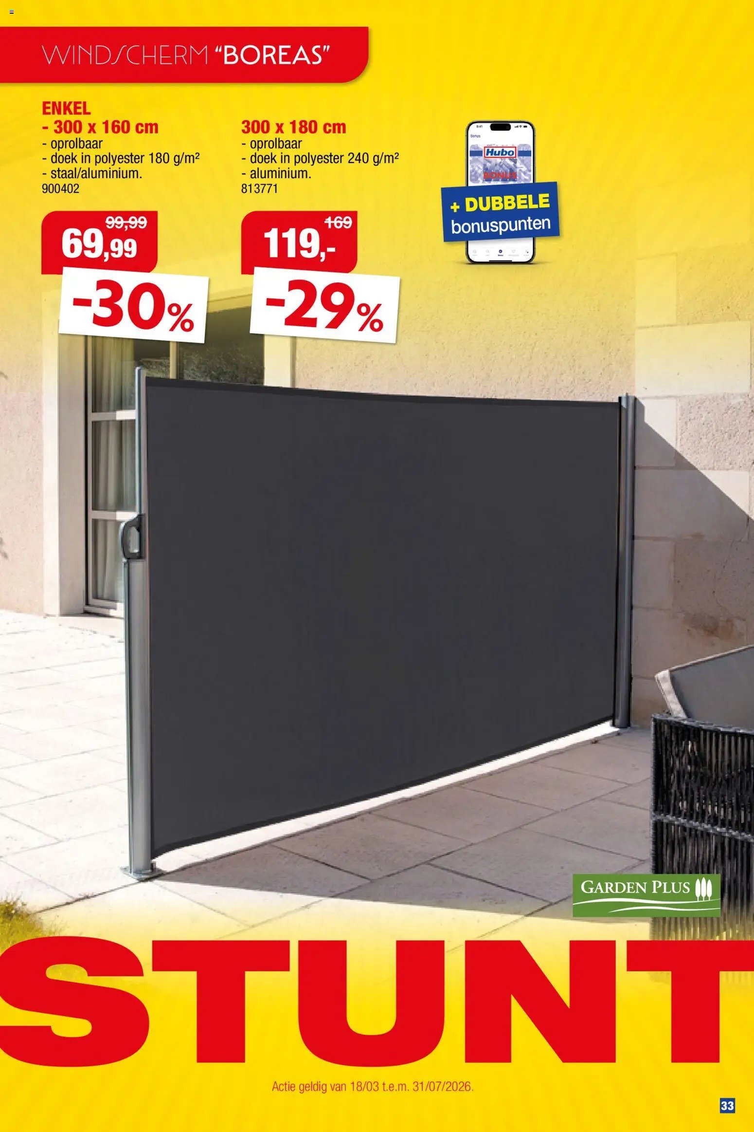 Hubo Tuinmeubelen special 