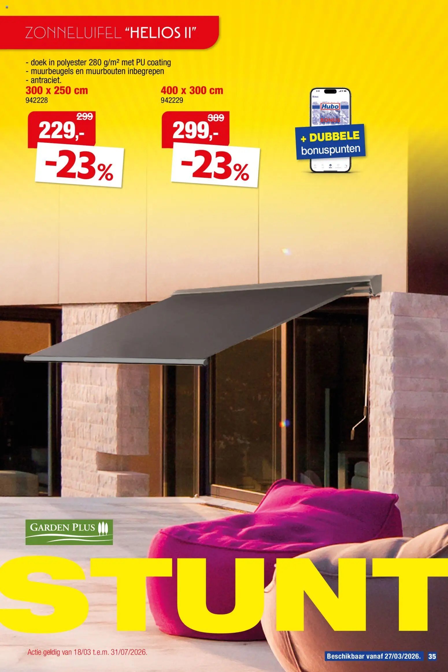Hubo Tuinmeubelen special 